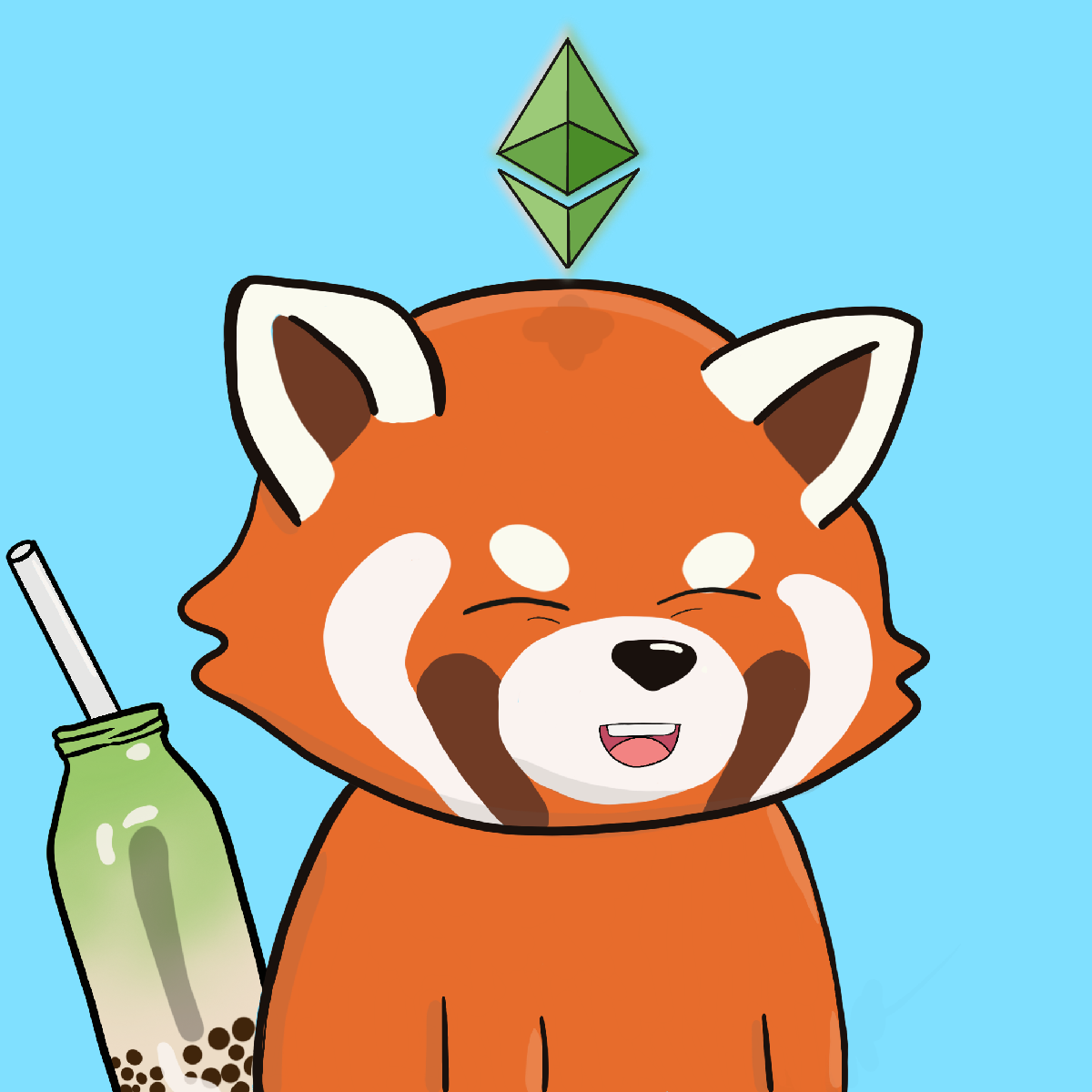 Okay Red Panda #6683