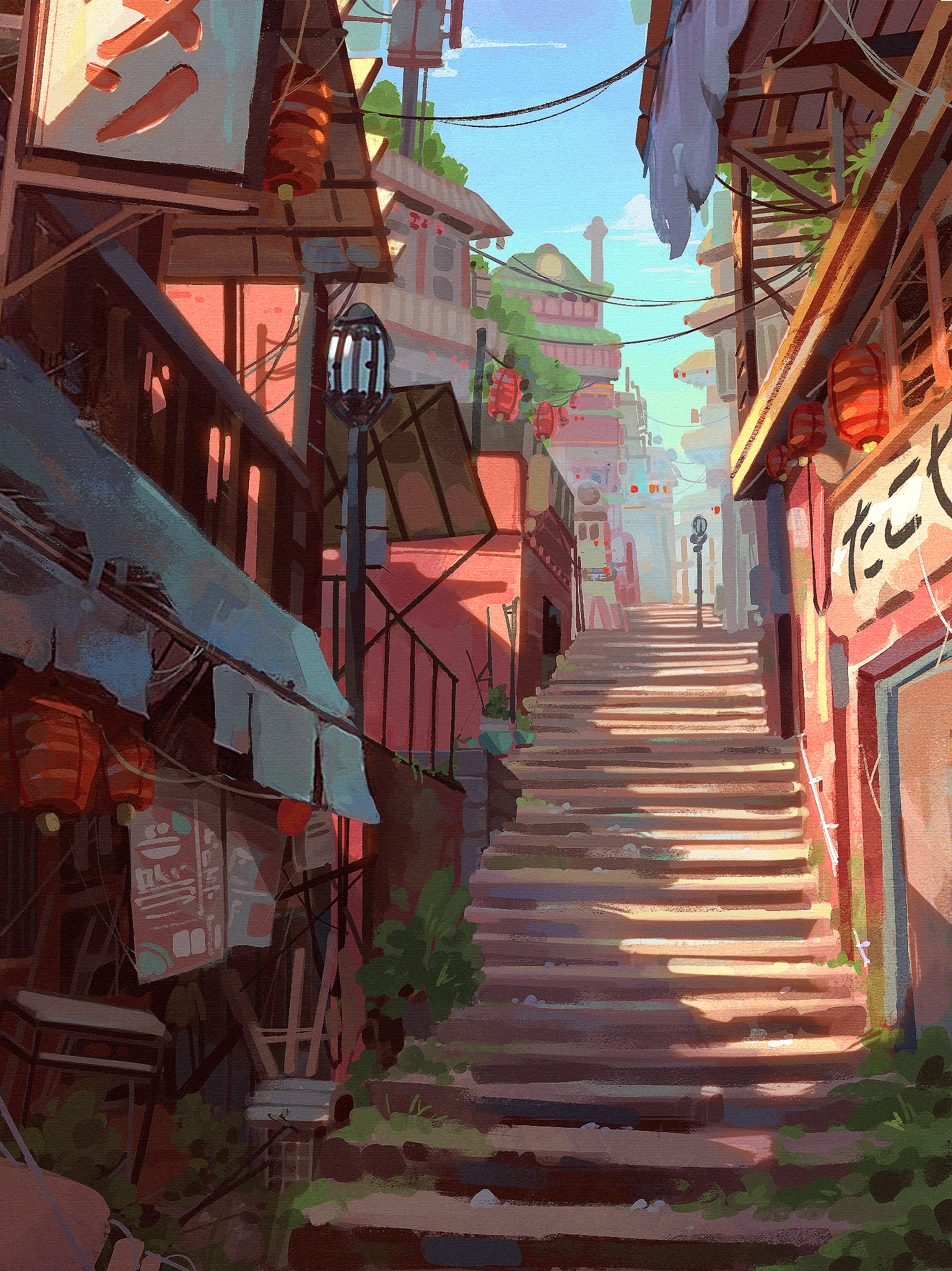 Asian town