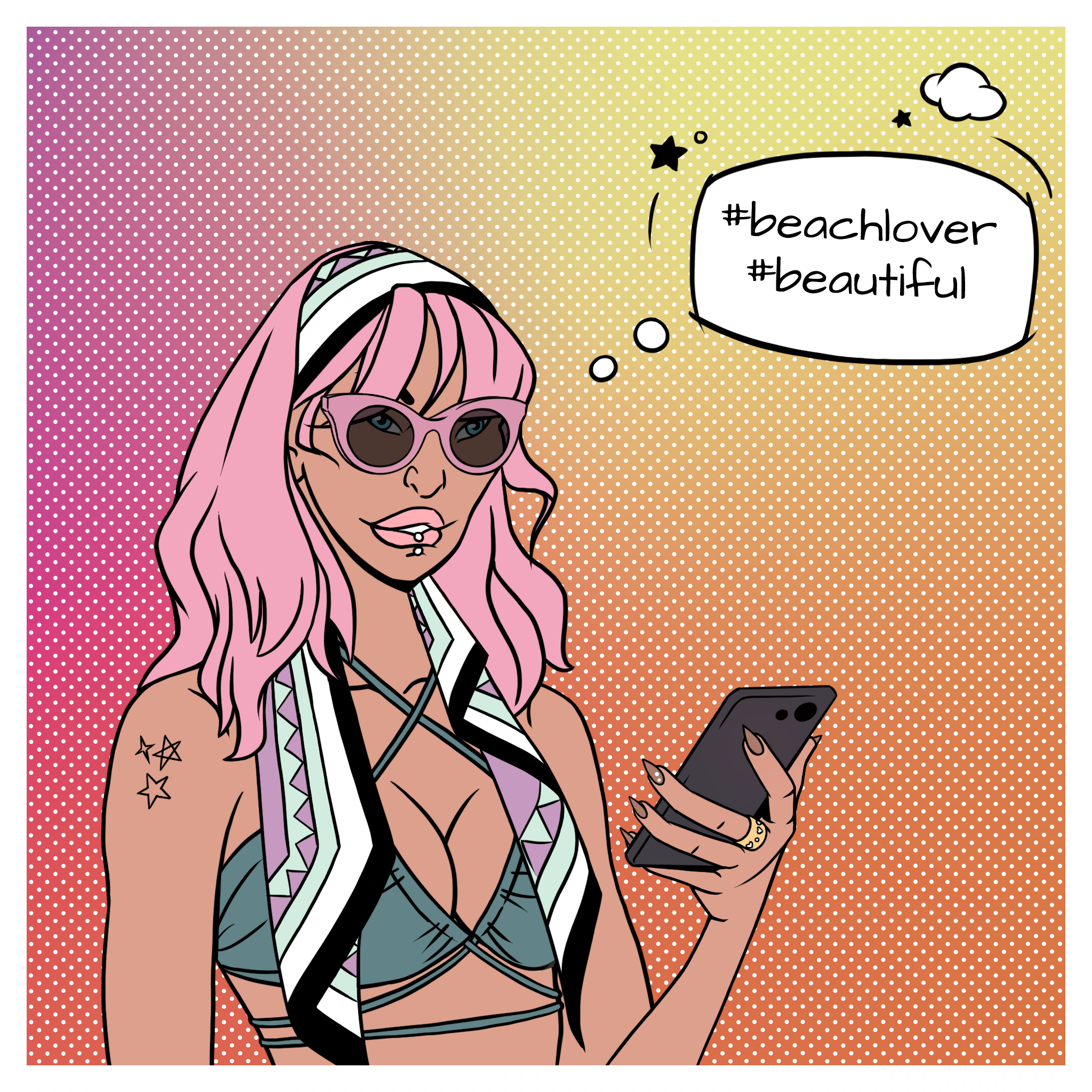 GirlVibes Beach #7391