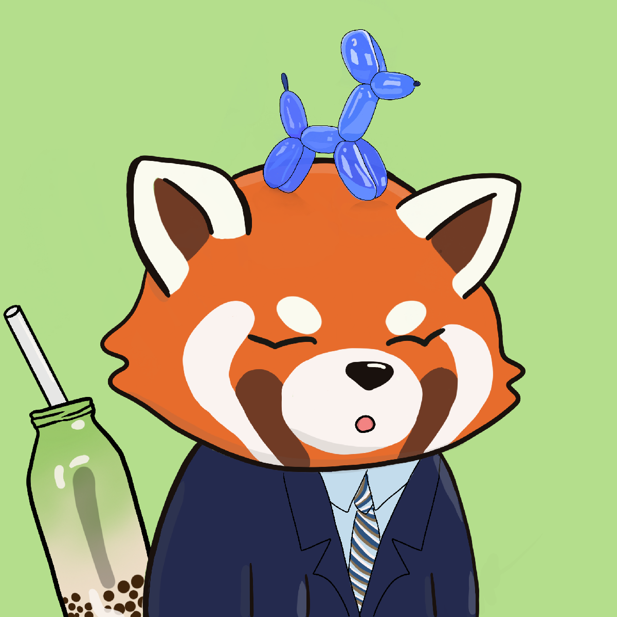 Okay Red Panda #7215