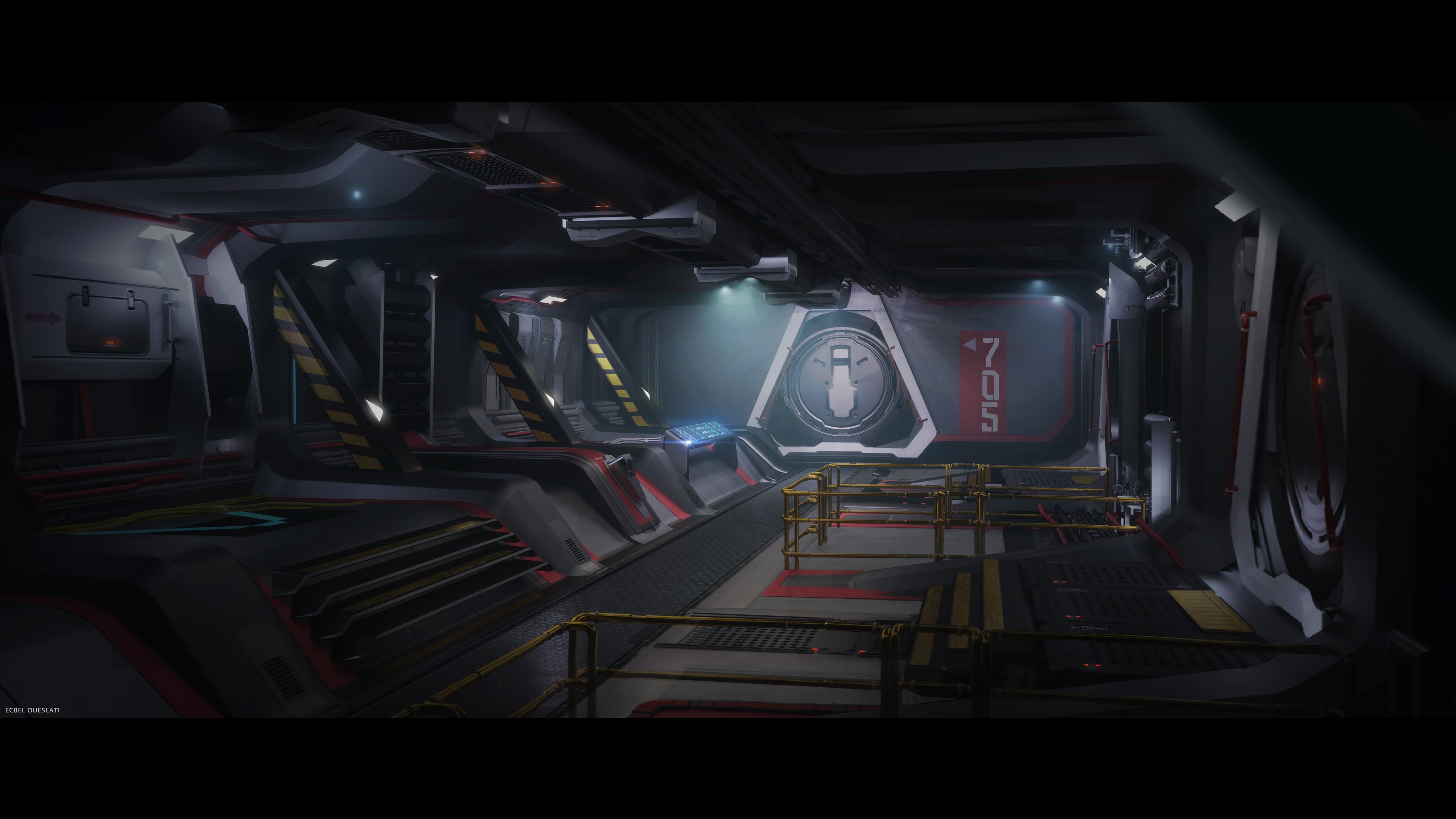 sci fi corridor