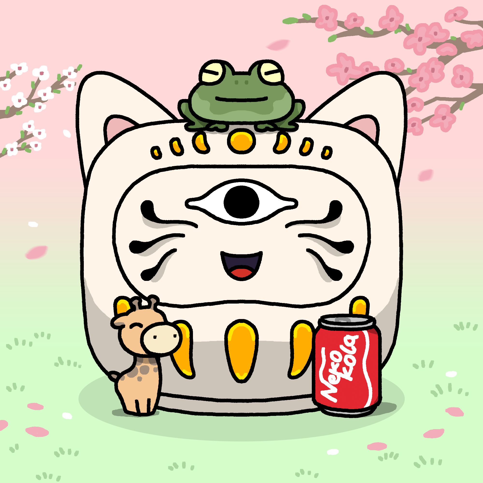 Neko Daruma #430