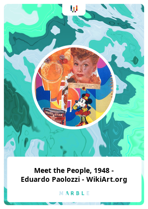 Meet the People, 1948 - Eduardo Paolozzi - WikiArt.org