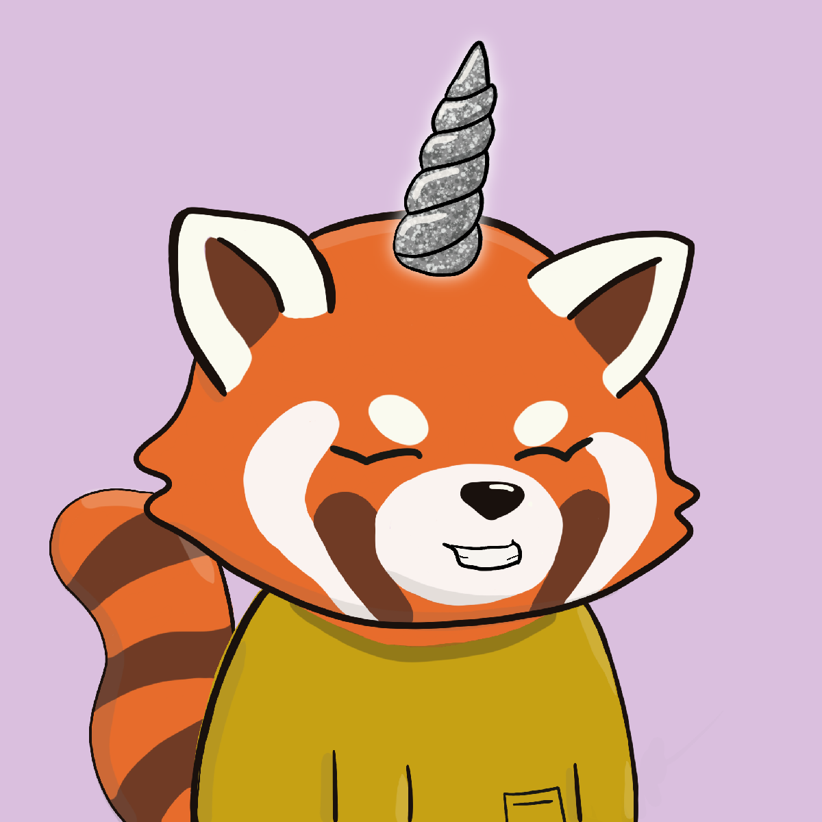 Okay Red Panda #7266
