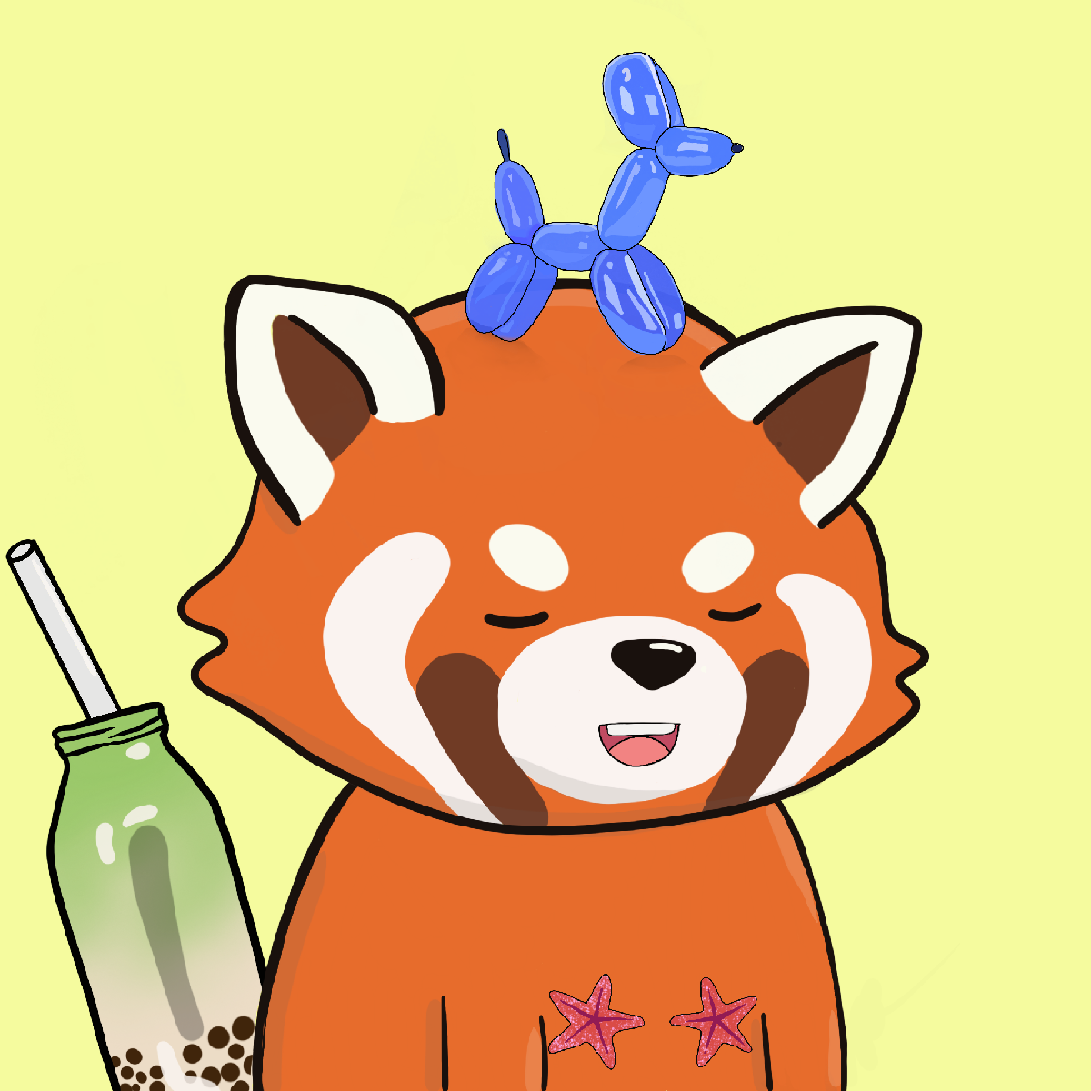 Okay Red Panda #7208