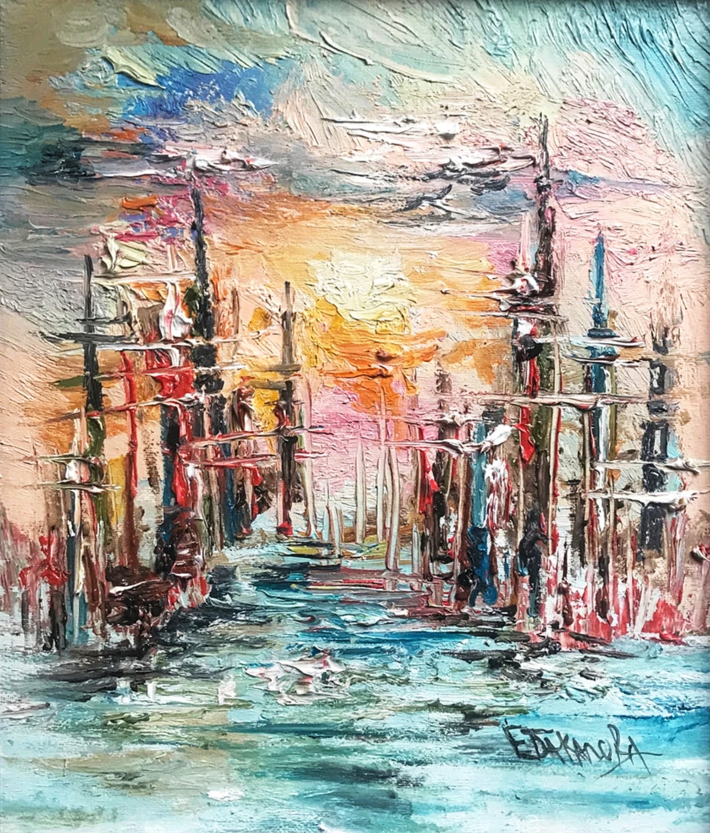 Sea sunset