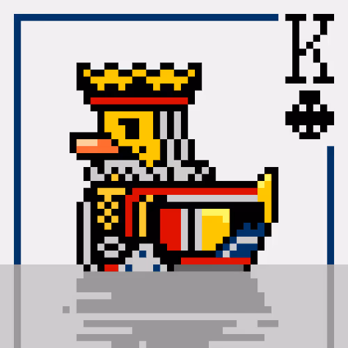 CryptoDuckie #530 | King of Clubs
