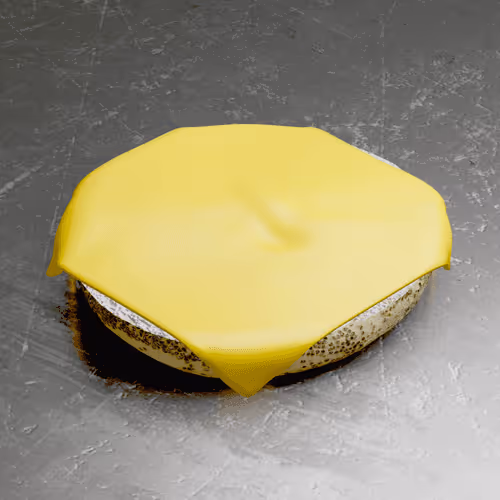 INGREDIENT: BAGEL BOTTOM AND CHEDDAR CHEESE
