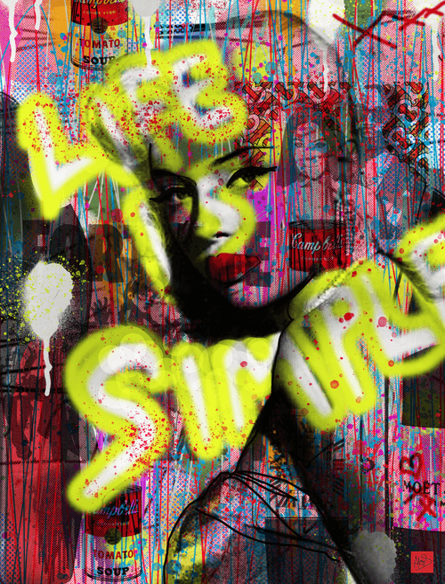 LIFE IS SIMPLE — Miss AL Simpson, Scottish cryptoartist