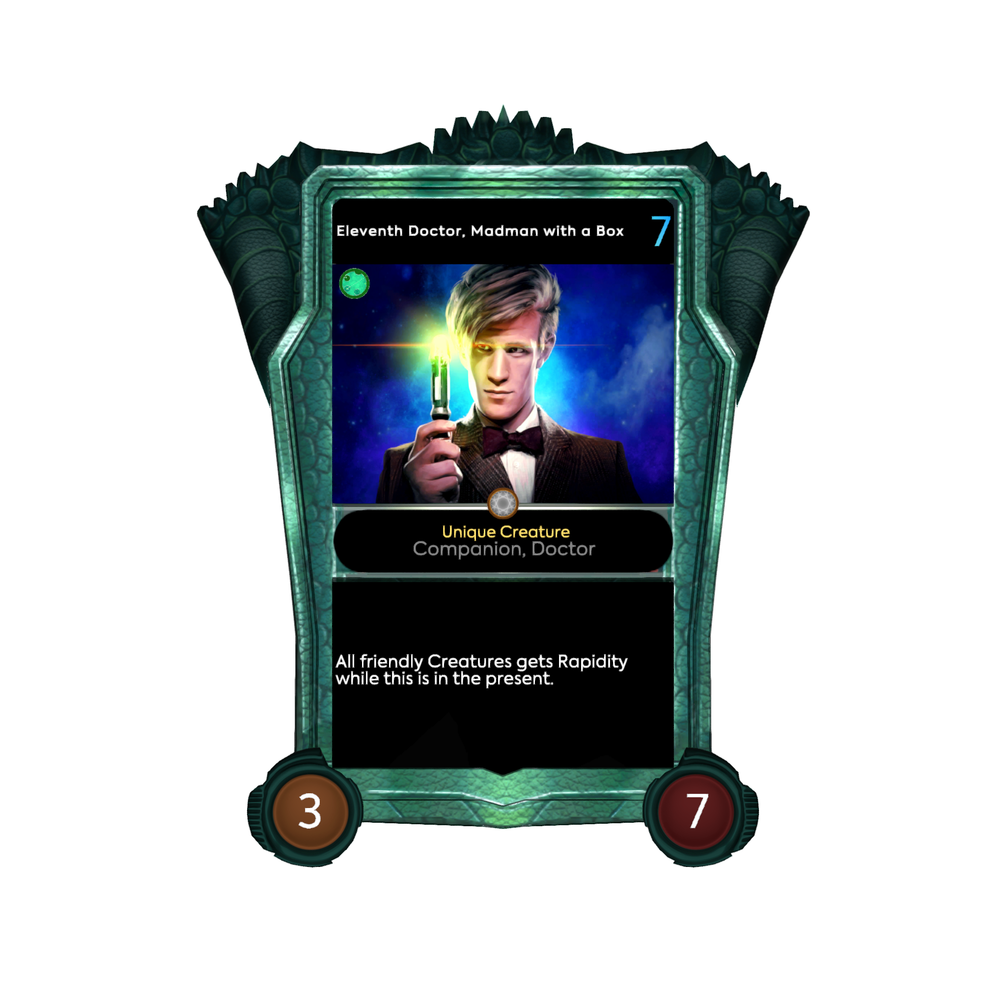 Eleventh Doctor, Madman with a Box - Ice Warrior Frame