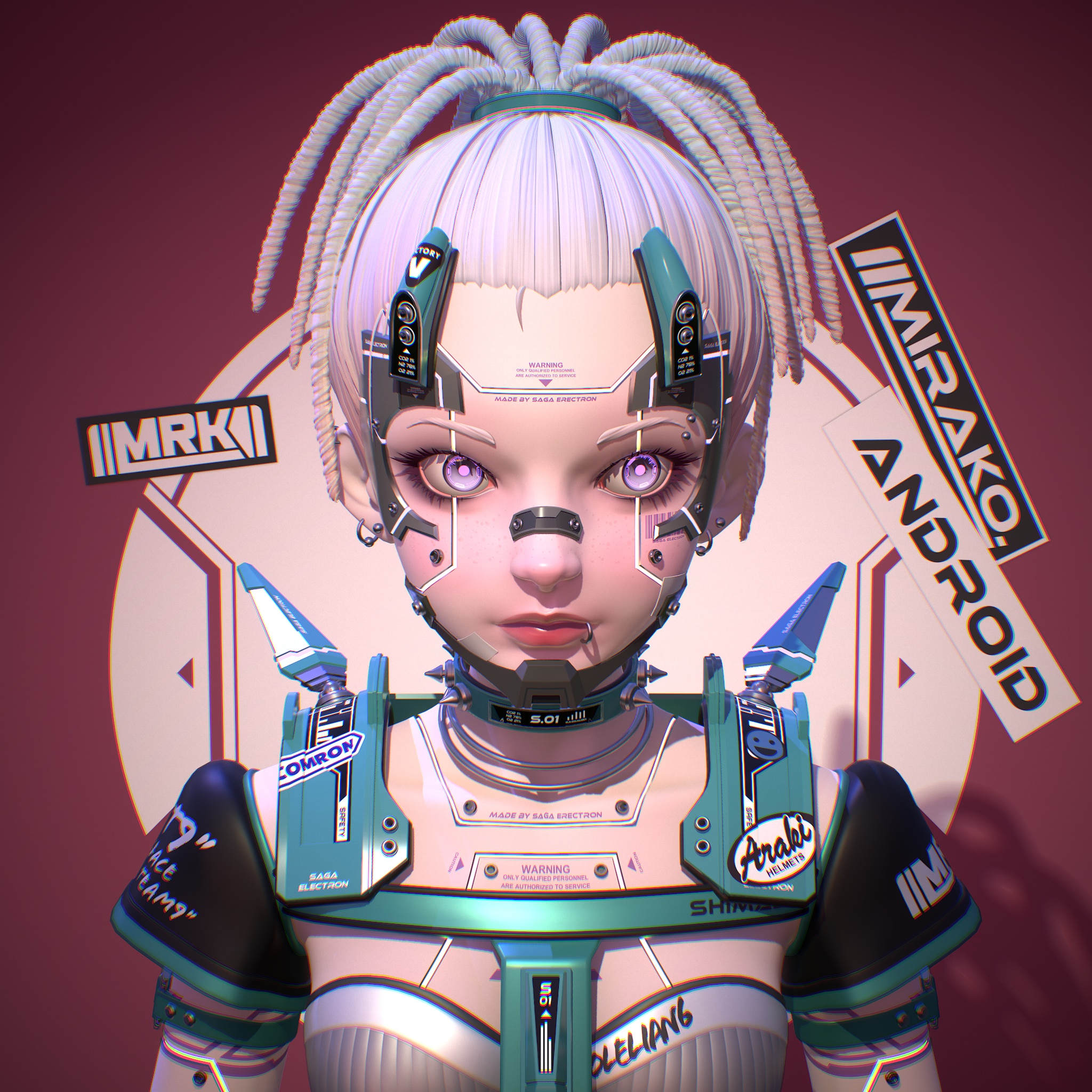 MIRAKO. SEASON1 STICKER REG VER. #200