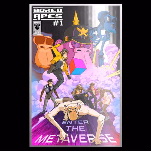 Bored Ape Comic #1: Silver, ID: 8855