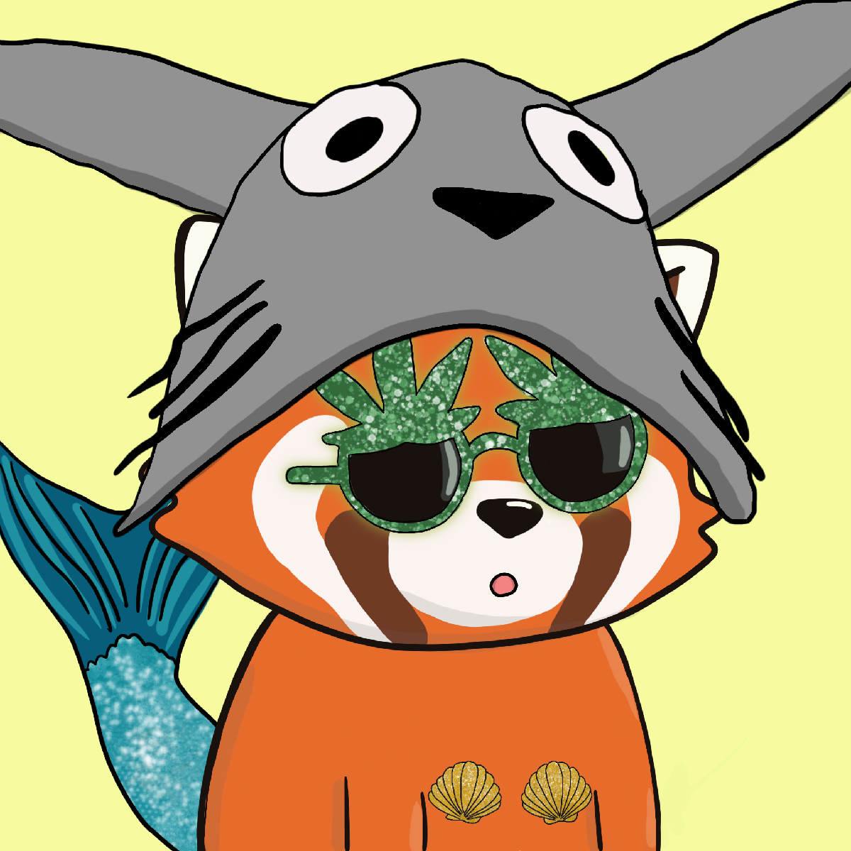 Okay Red Panda #7464