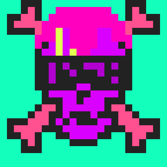 Cyber CryptoSkull #122