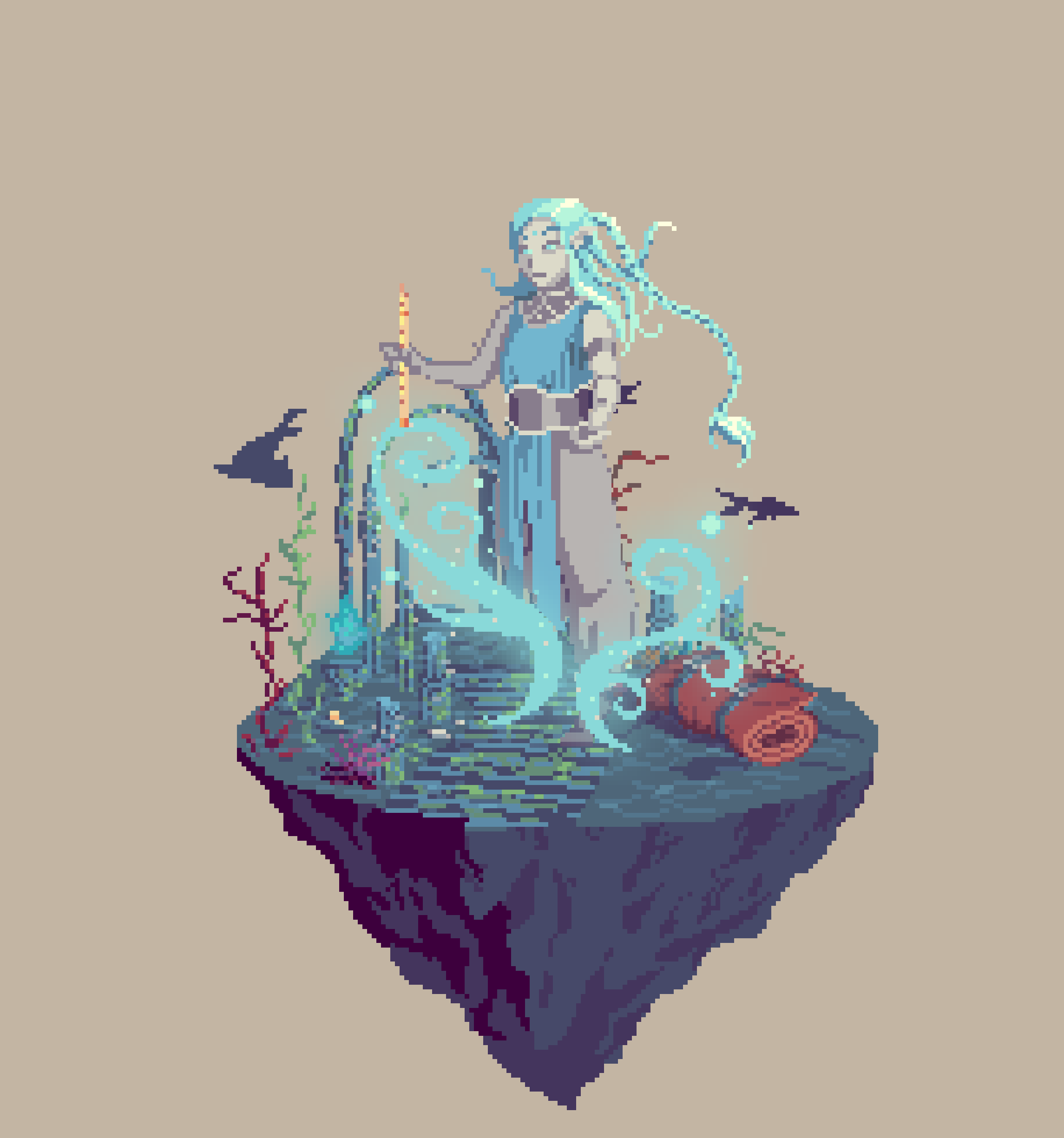 Windfall Elemental Windcharm Bard from The Temple + Bedroll