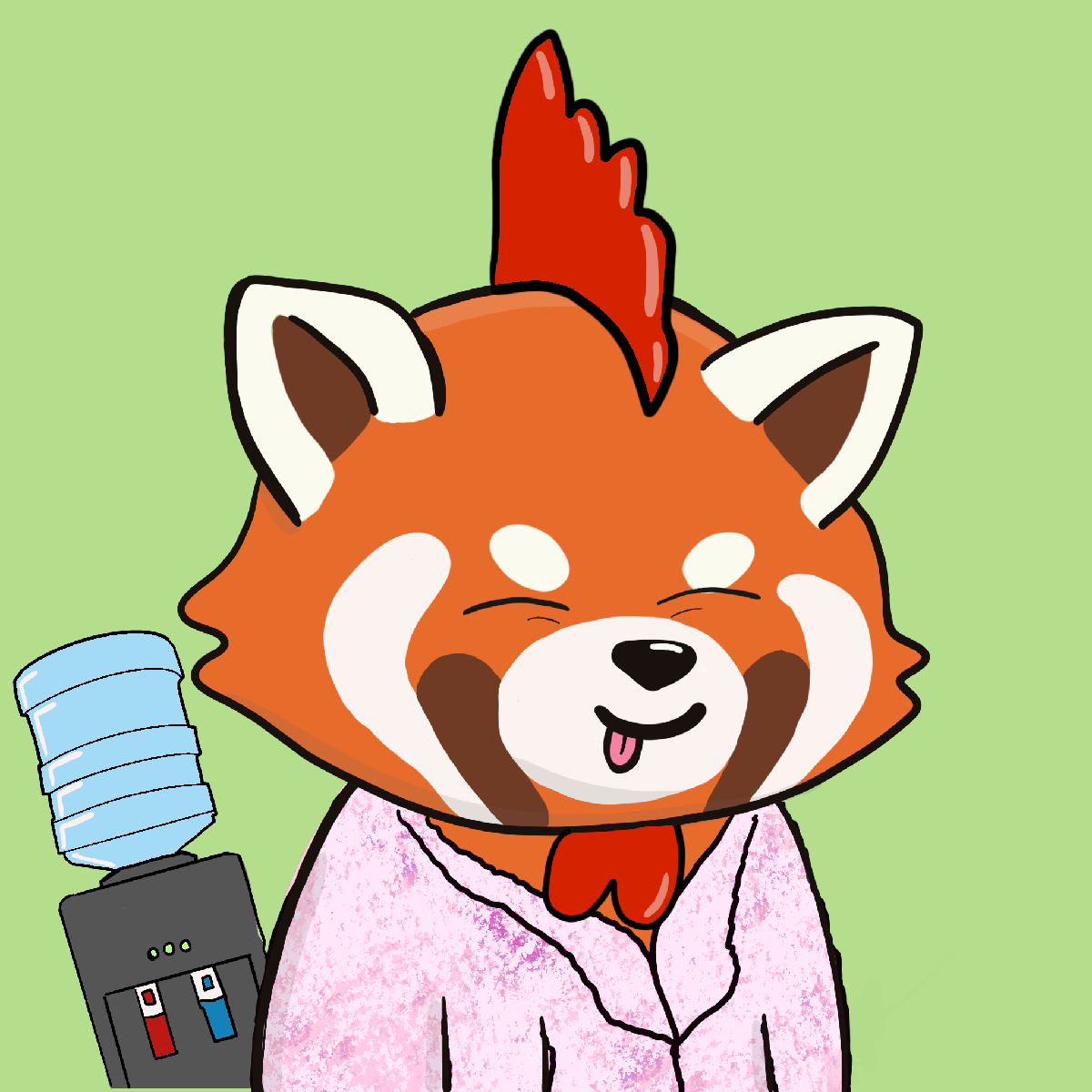 Okay Red Panda #7214