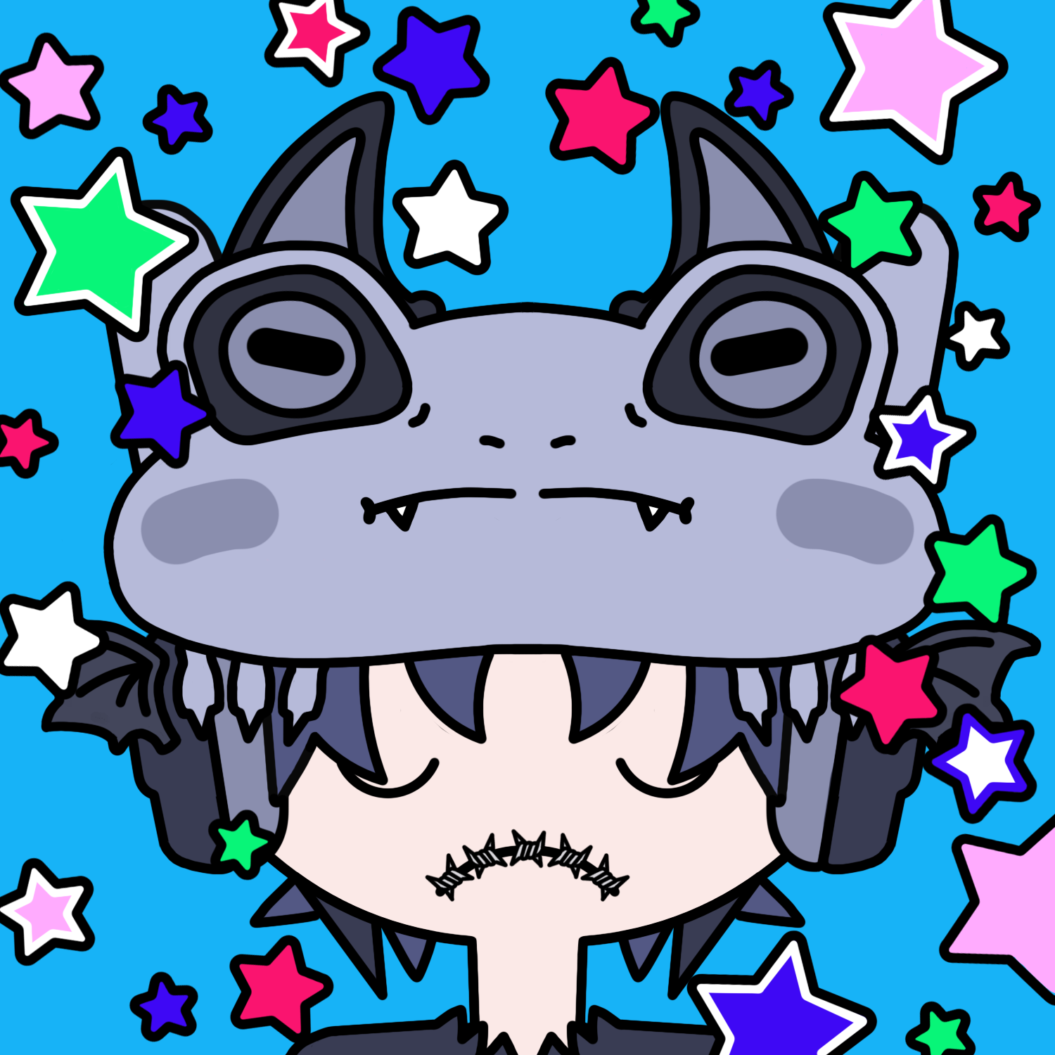 Frog Heads #710