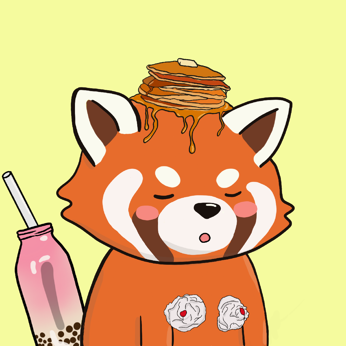 Okay Red Panda #7143
