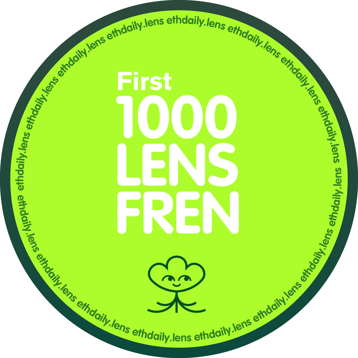ETH Daily First 1000 Lens Follower 78/1000