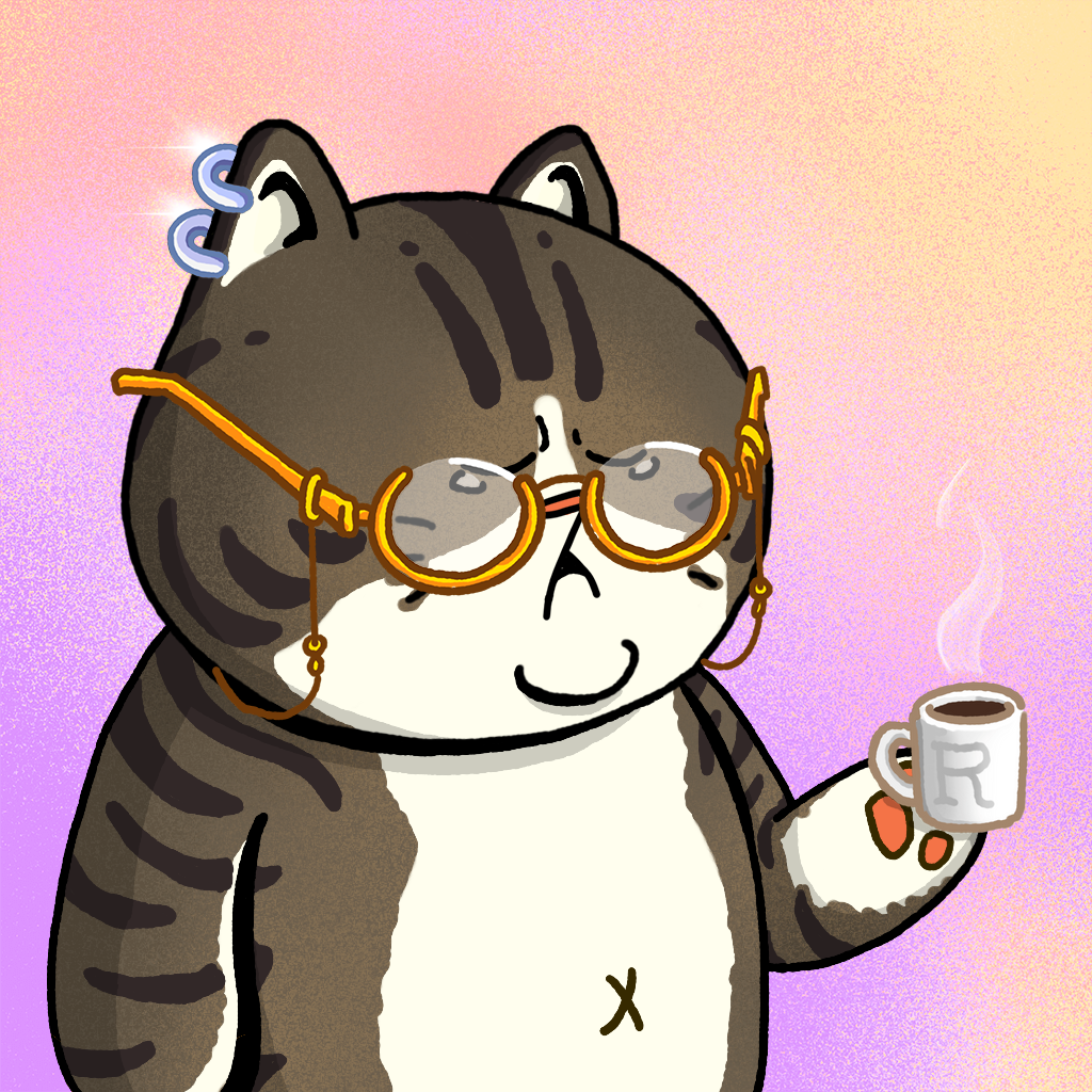 Rich Sad Cat #1101