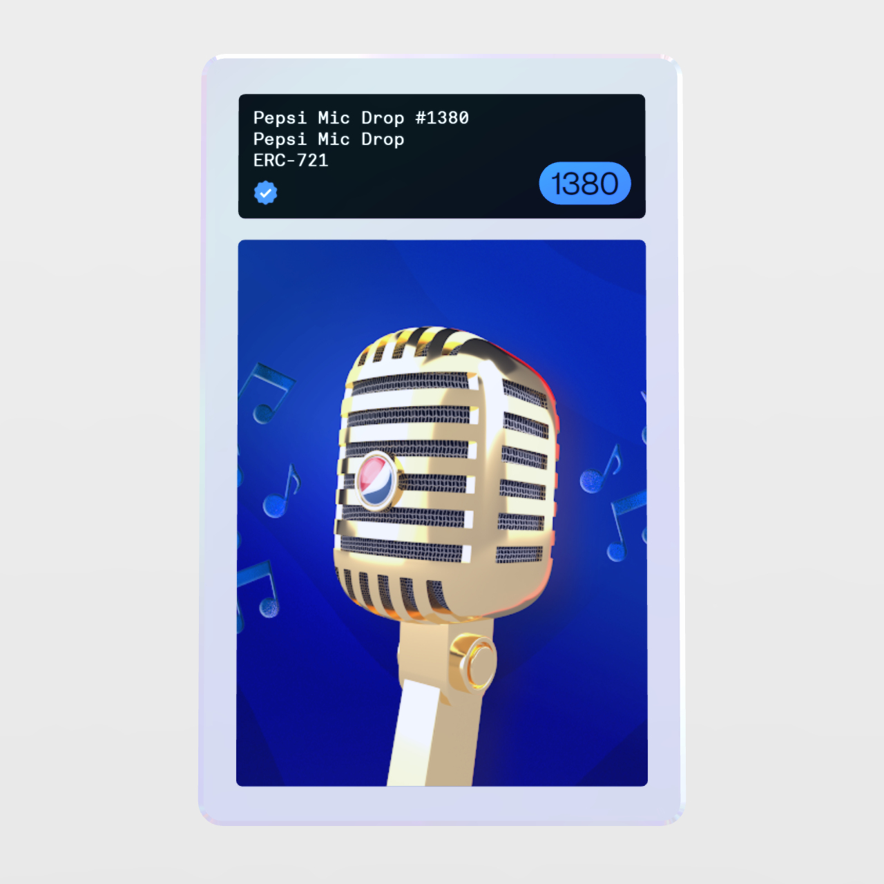Minter Token - Pepsi Mic Drop #1380