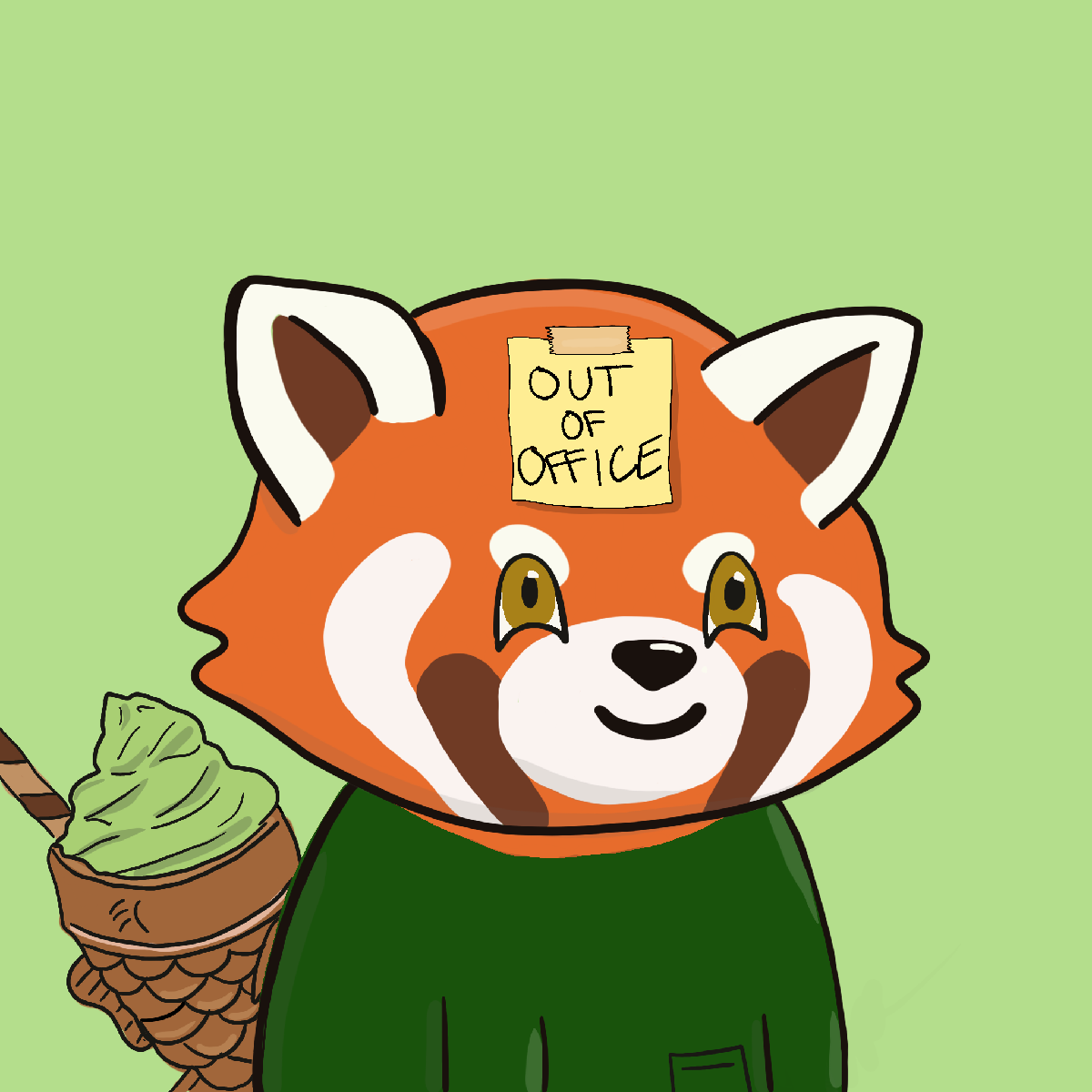 Okay Red Panda #7192