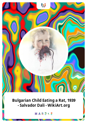 Bulgarian Child Eating a Rat, 1939 - Salvador Dali - WikiArt.org