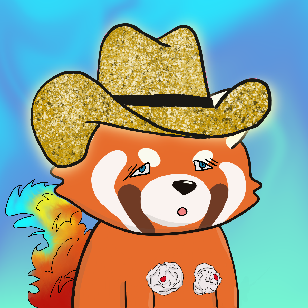 Okay Red Panda #7274