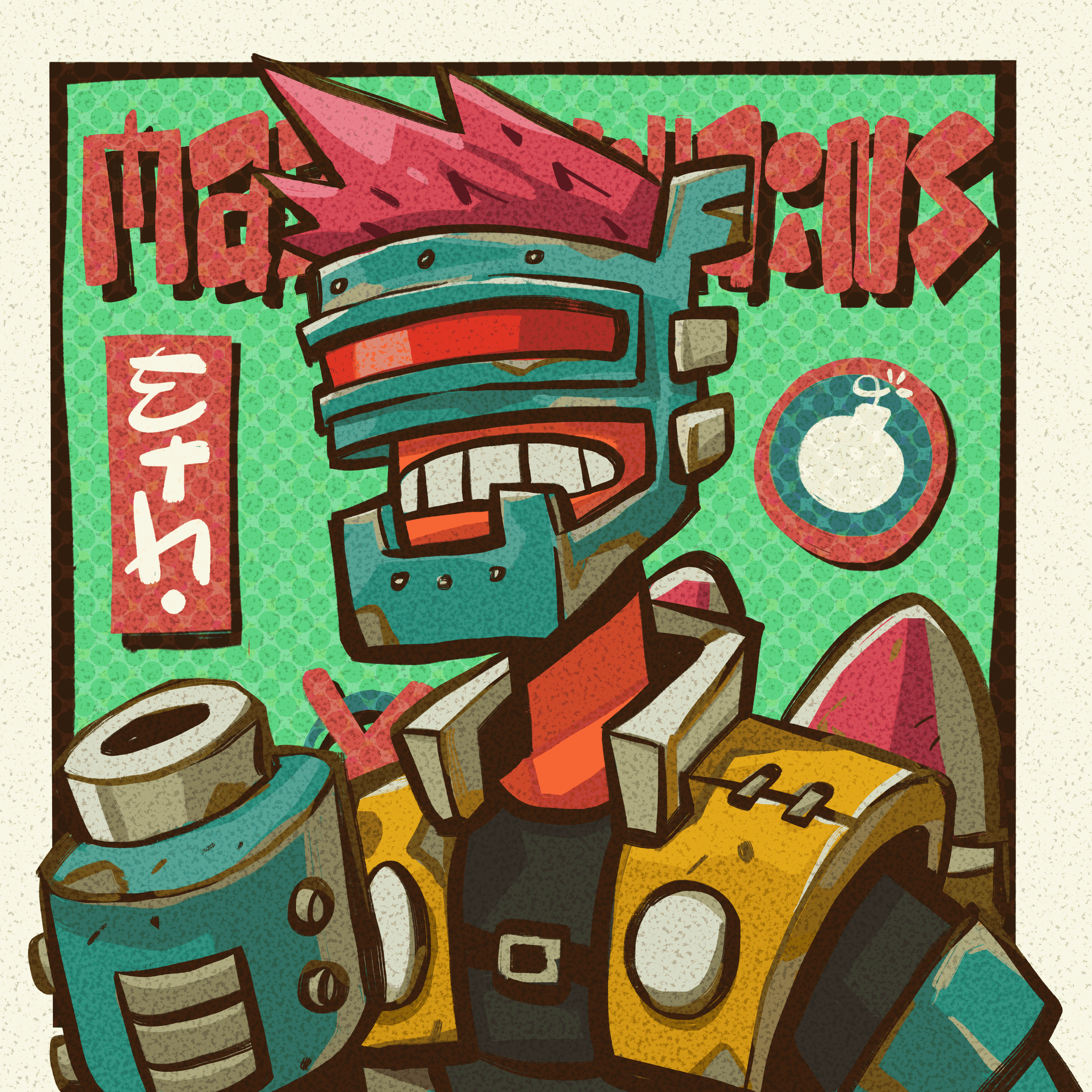 MAZKED VILLAINS #088 - BAZOOKAI
