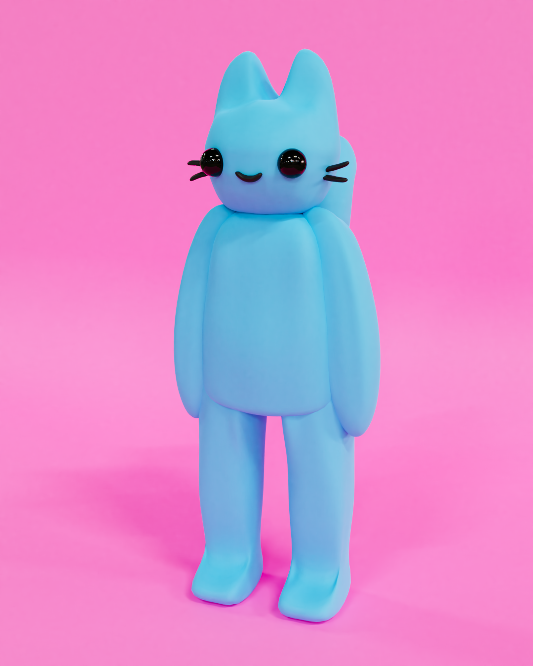 3D Cool Cat by Chidz