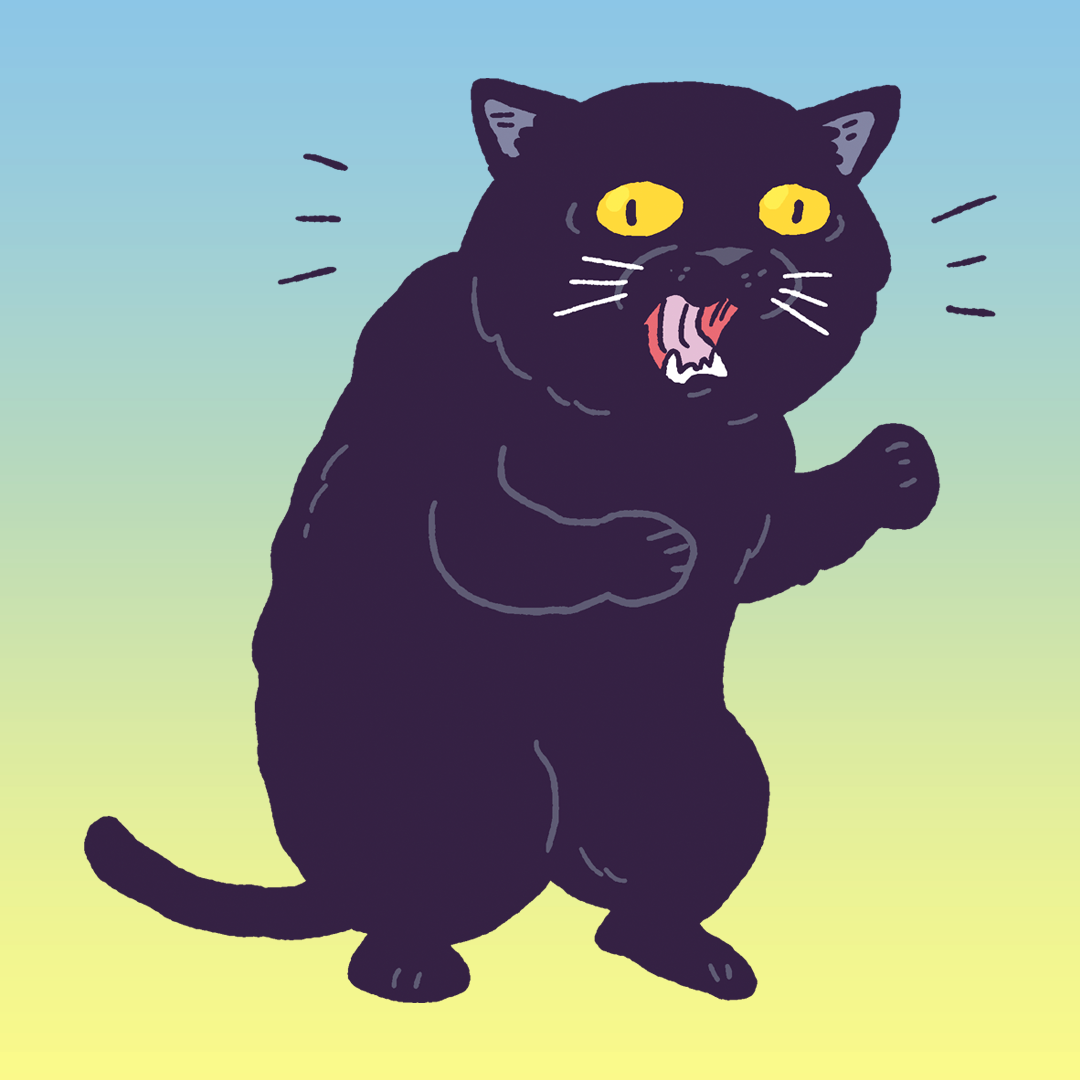 Yell Cat #1724