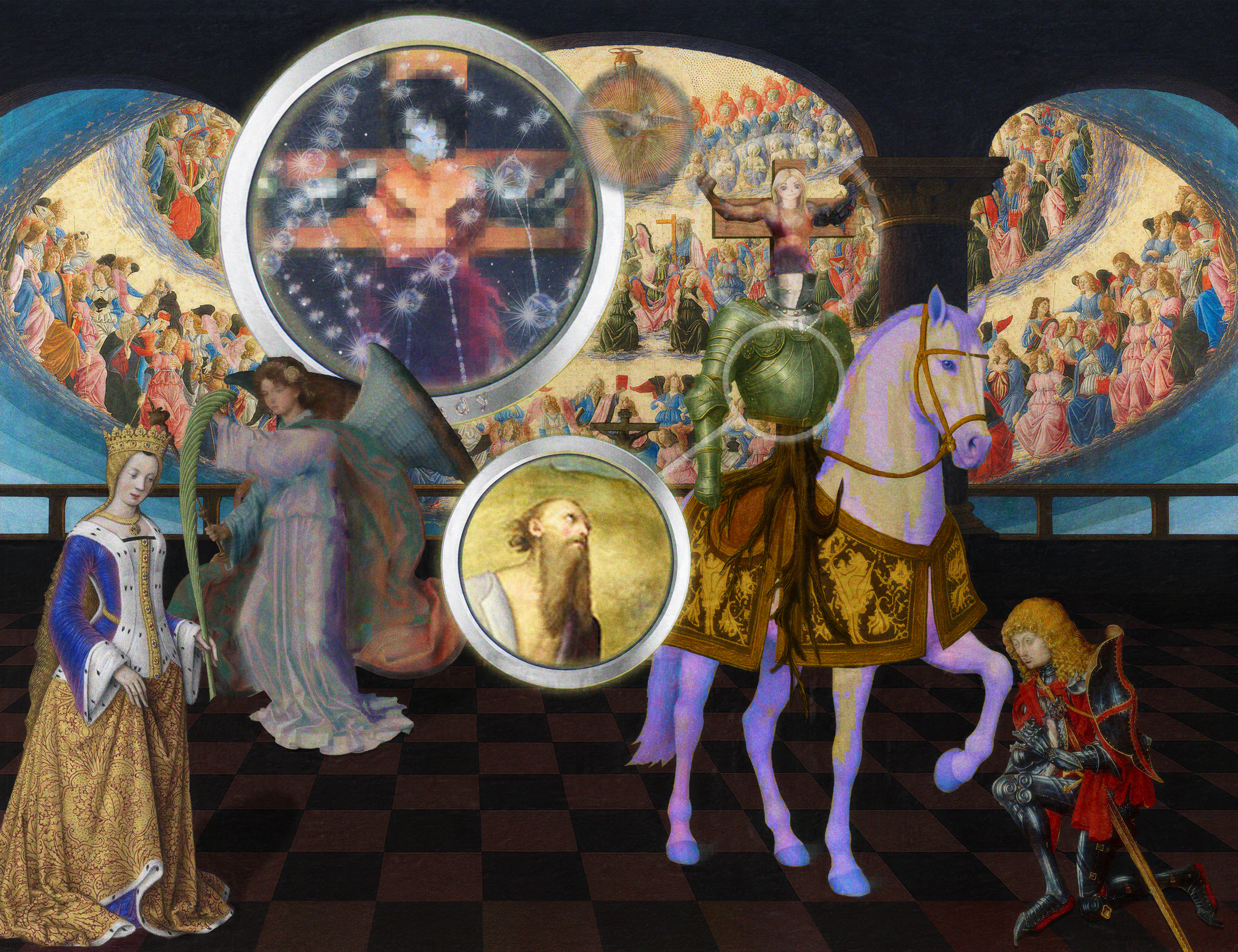 The Pilgrim’s Living Room Crucifixion; Mona Lisa Hyper-Gamble #69