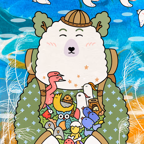 Lavender Bear #15