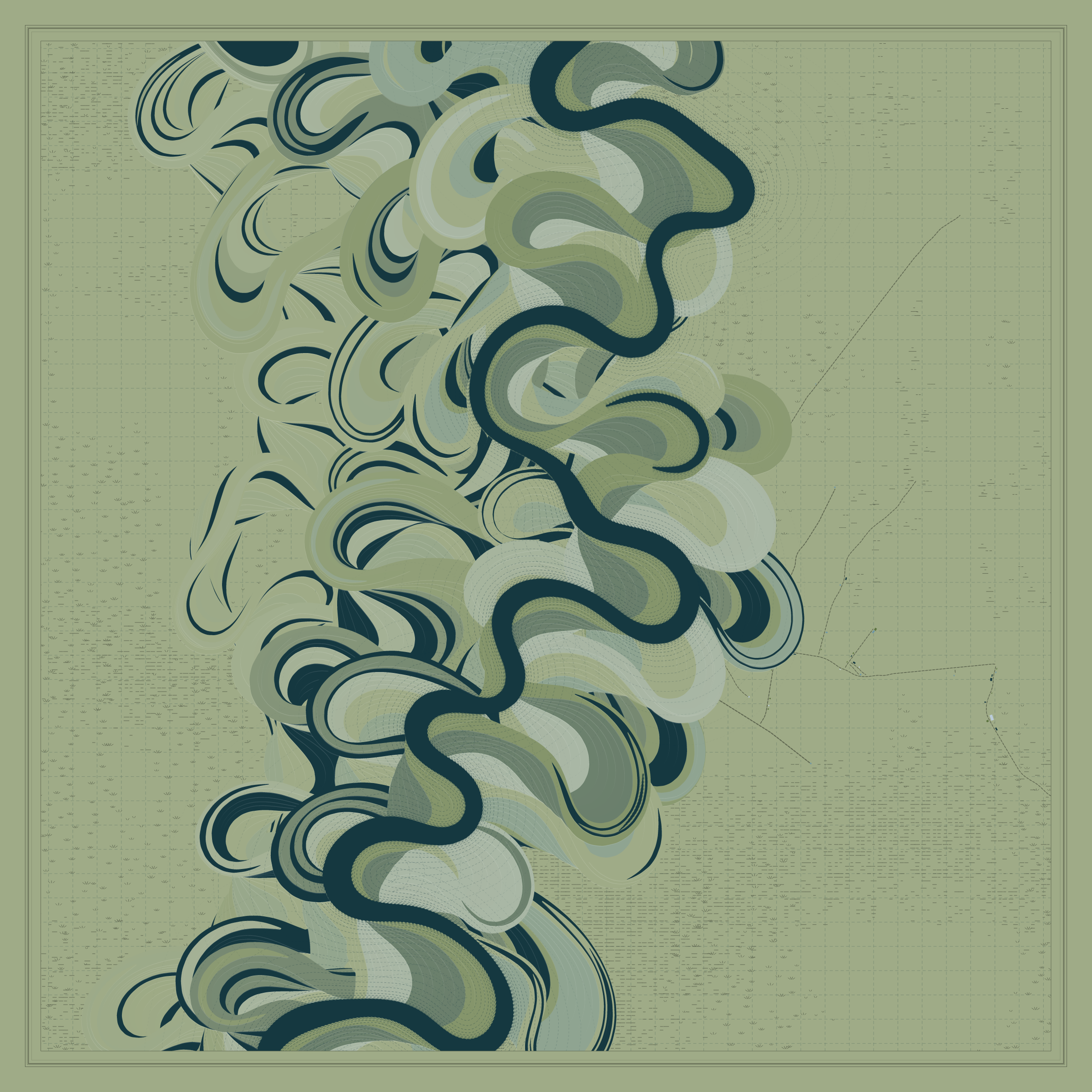 Ancient Courses of Fictional Rivers #9