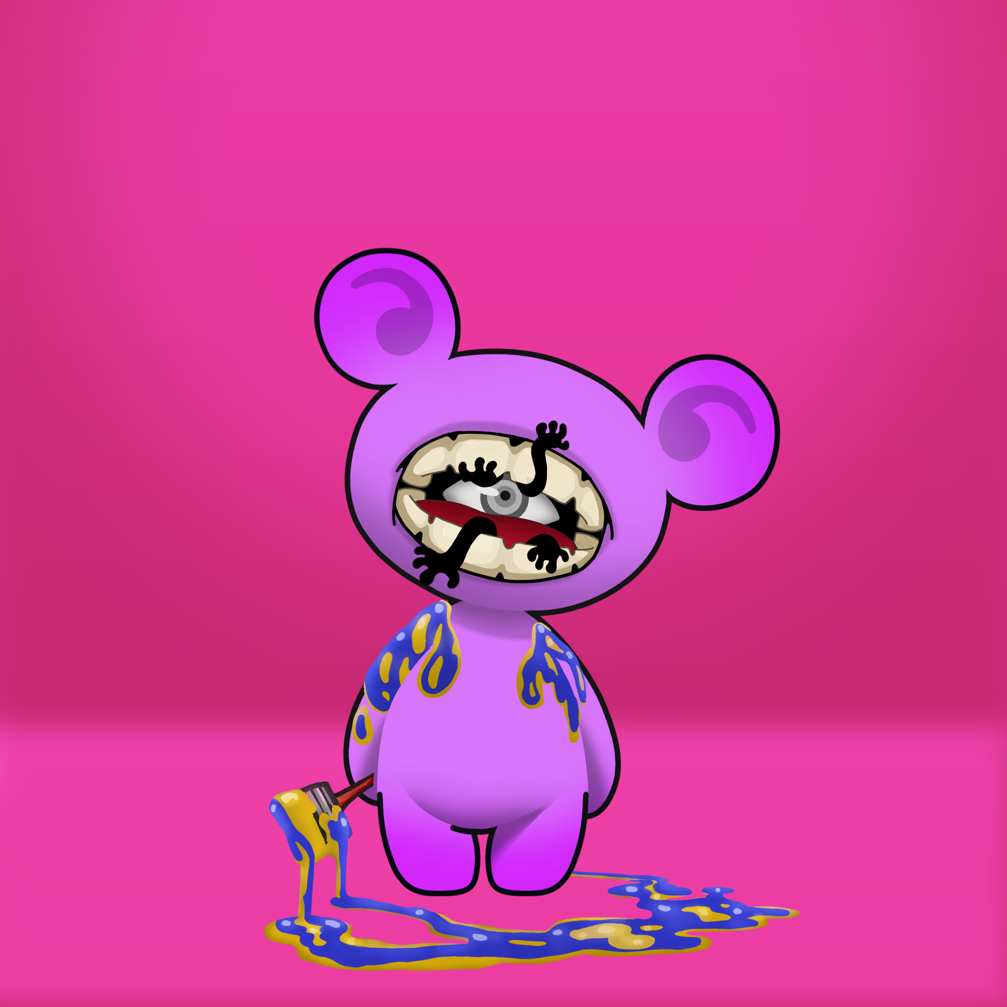 Evil Teddy Bear #1071