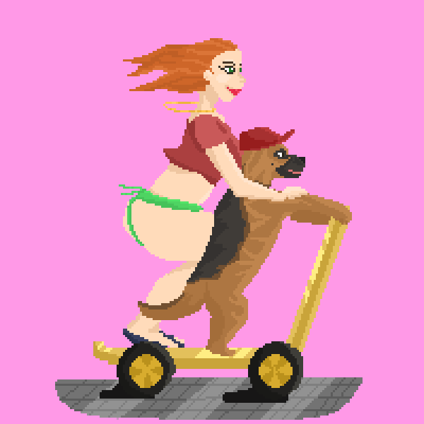 Bad Bitches On A Scooter #723
