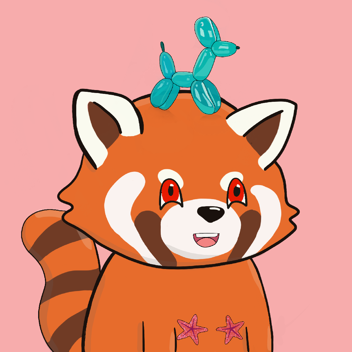 Okay Red Panda #7253