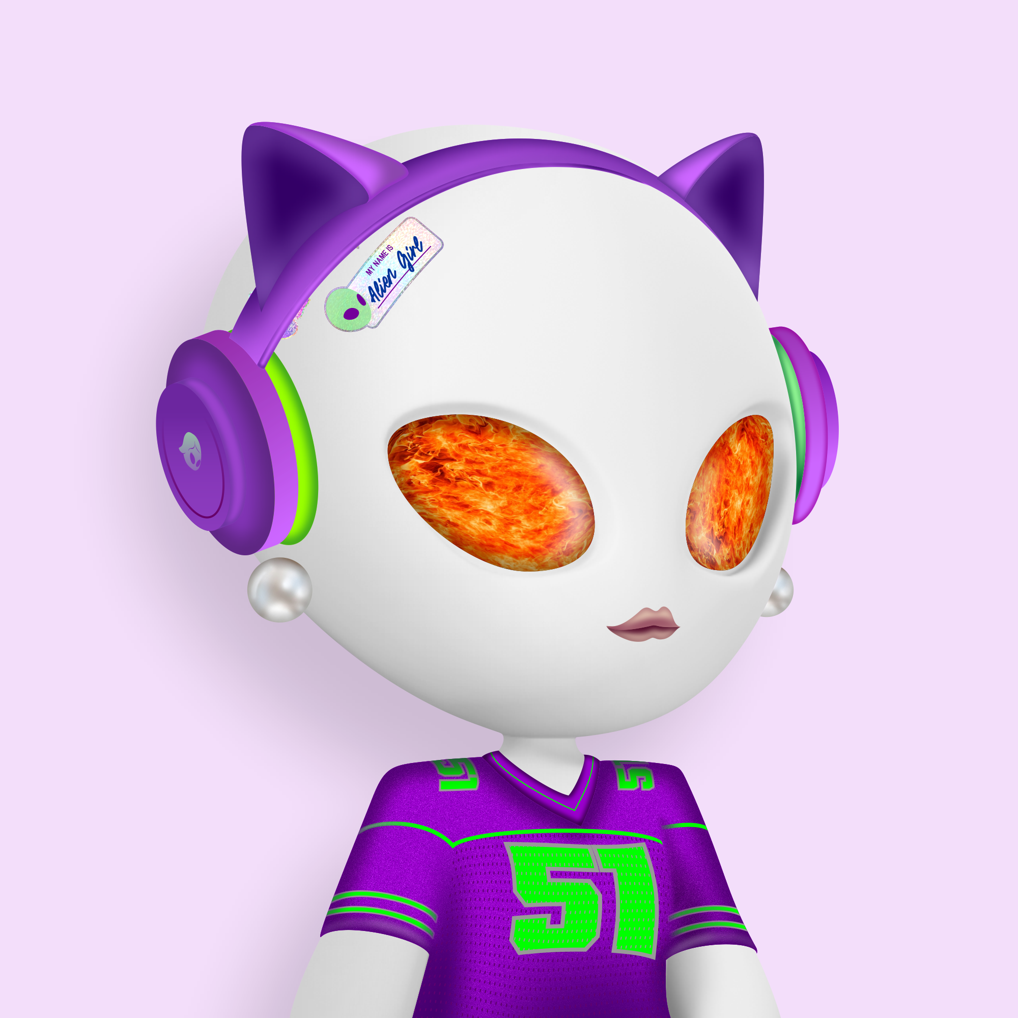 Alien Girl 755