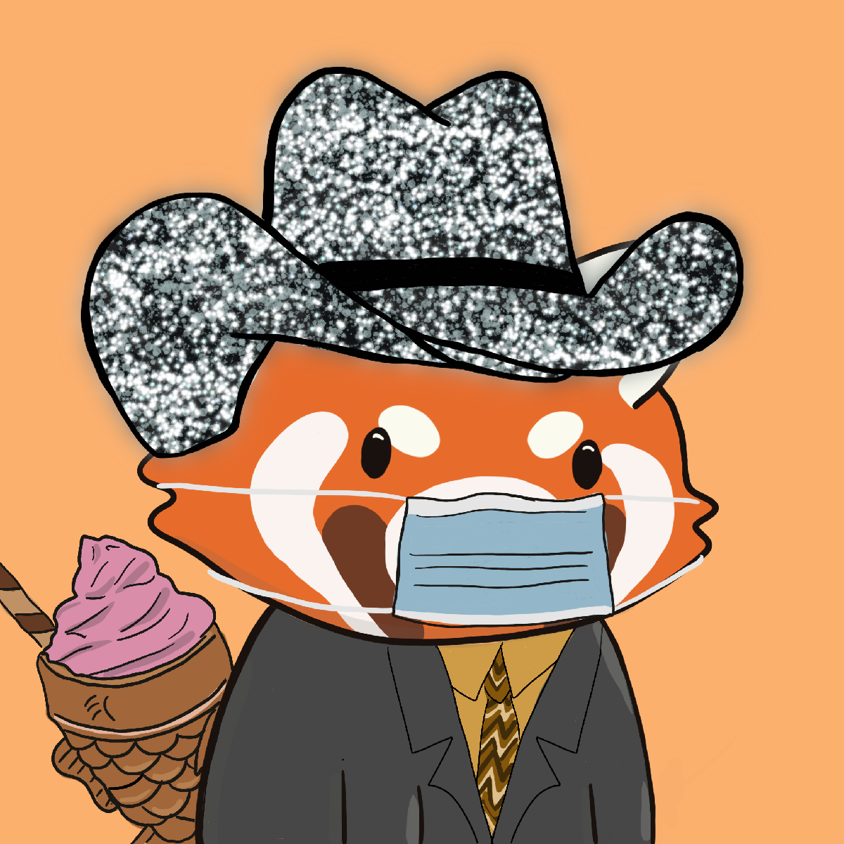 Okay Red Panda #6668