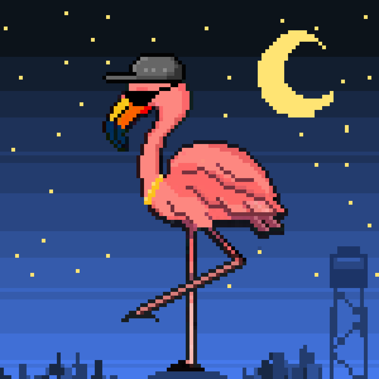 Klintmoor Crypto Flamingos #300