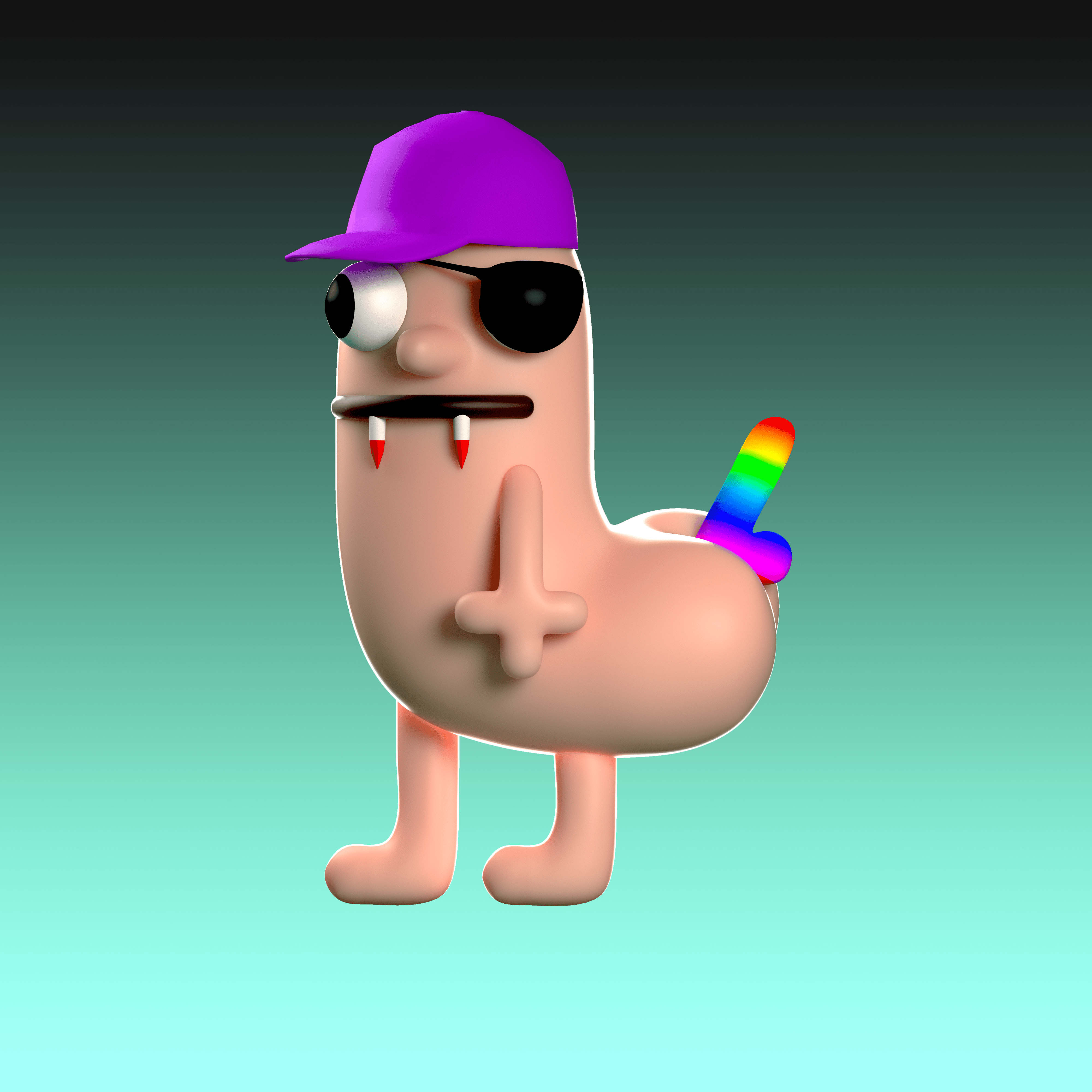3D CryptoDickbutt #11