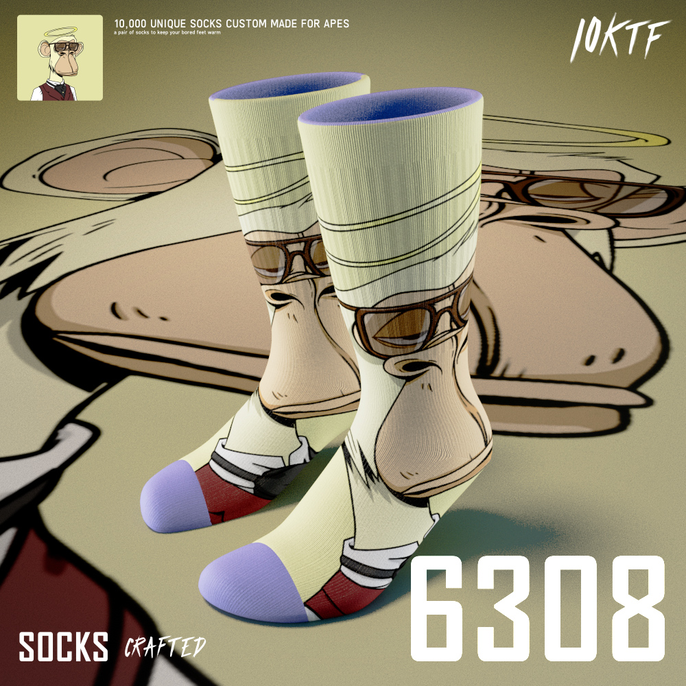 Ape Crew Socks #6308