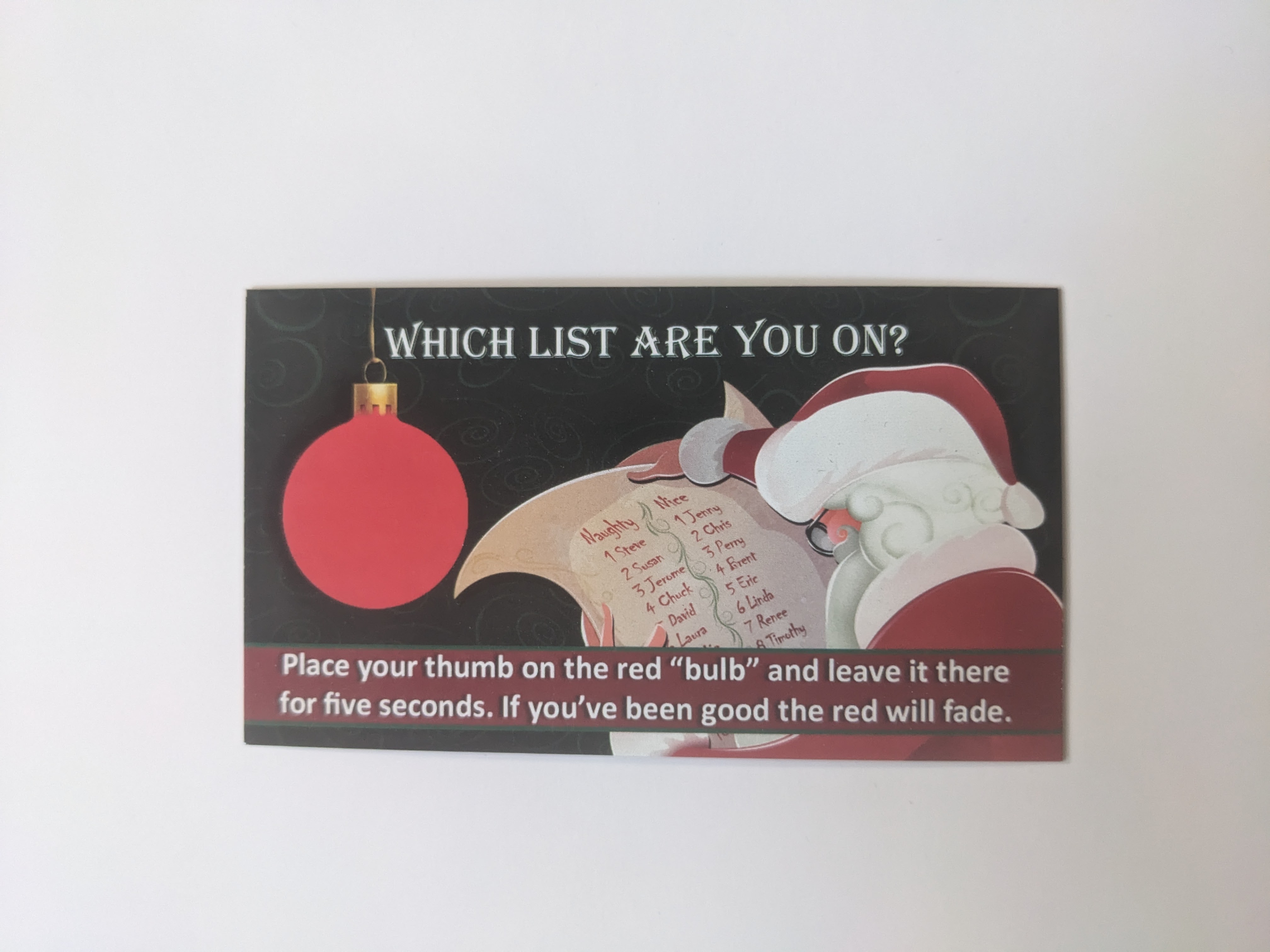 Which List Are You On?