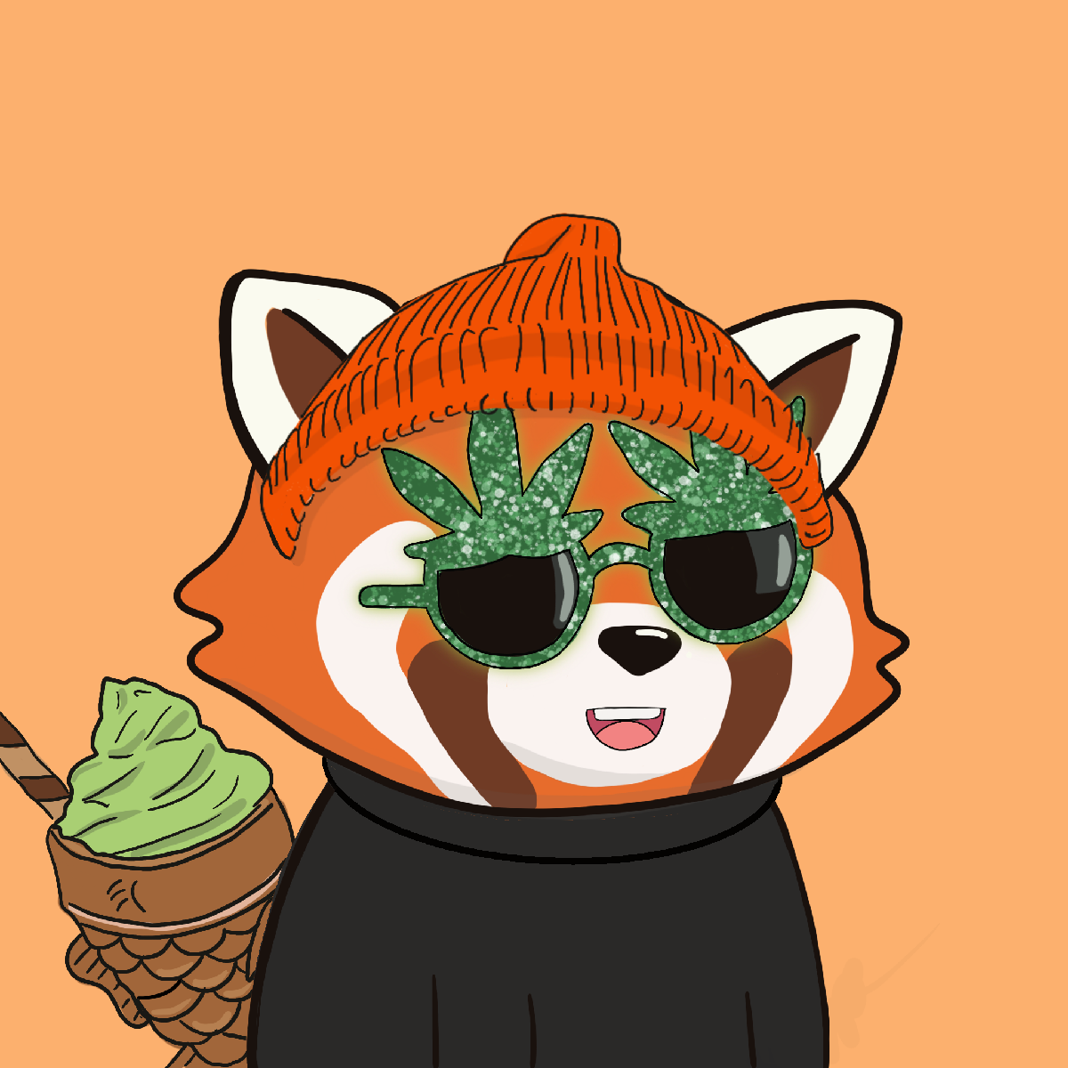 Okay Red Panda #7445