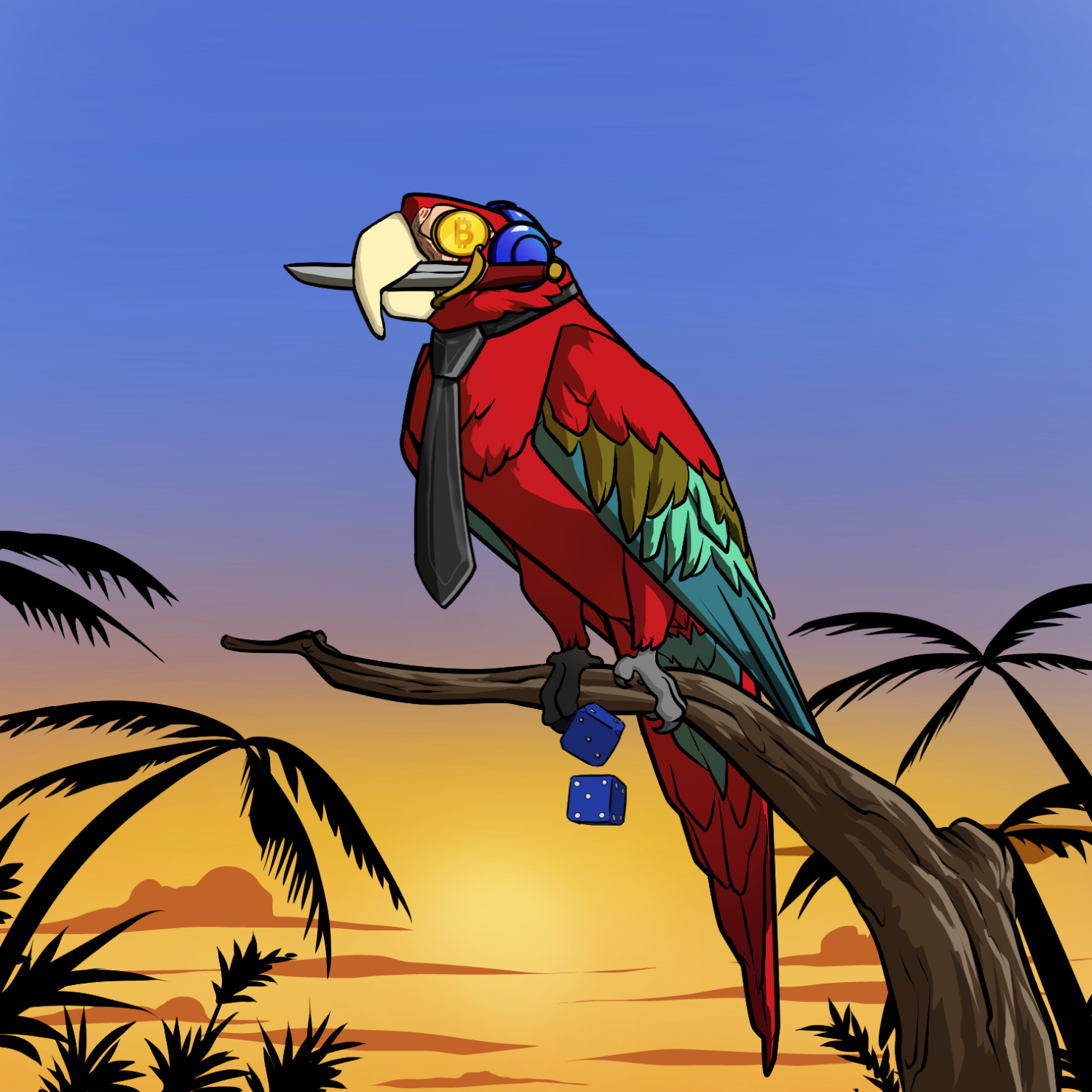 Proper Parrot Tree Club #9375