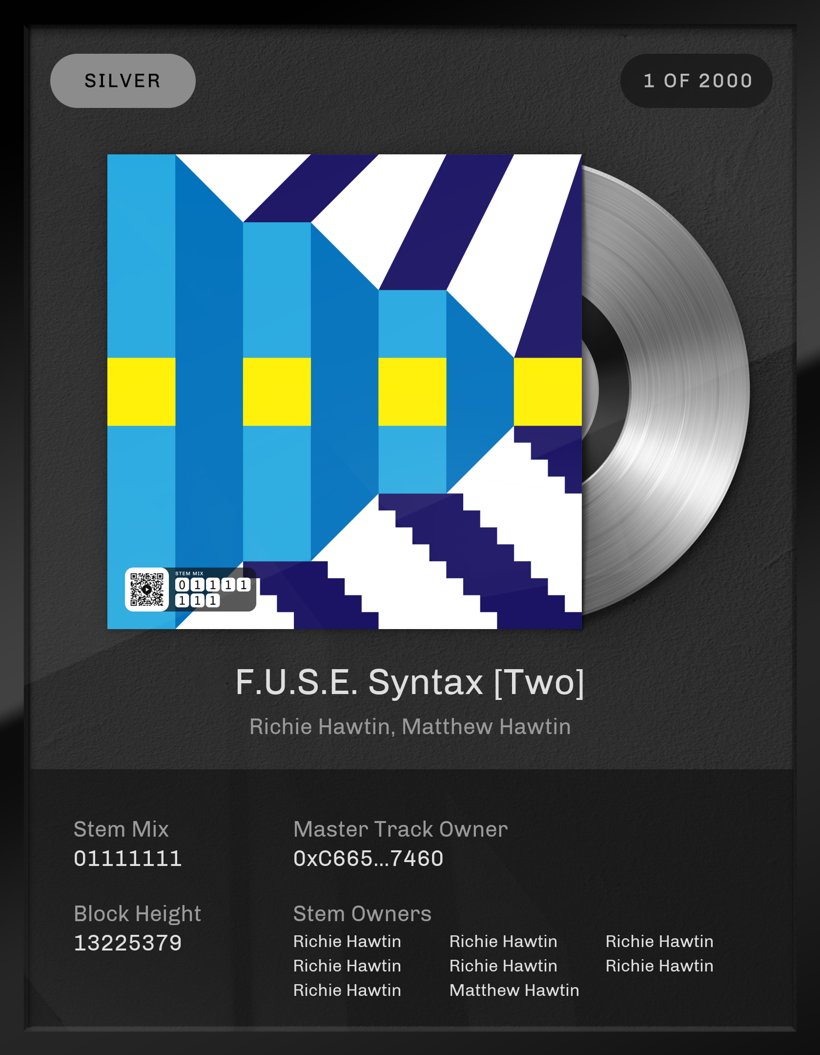 F.U.S.E. Syntax [Two] Silver Edition (Mix: 01111111)