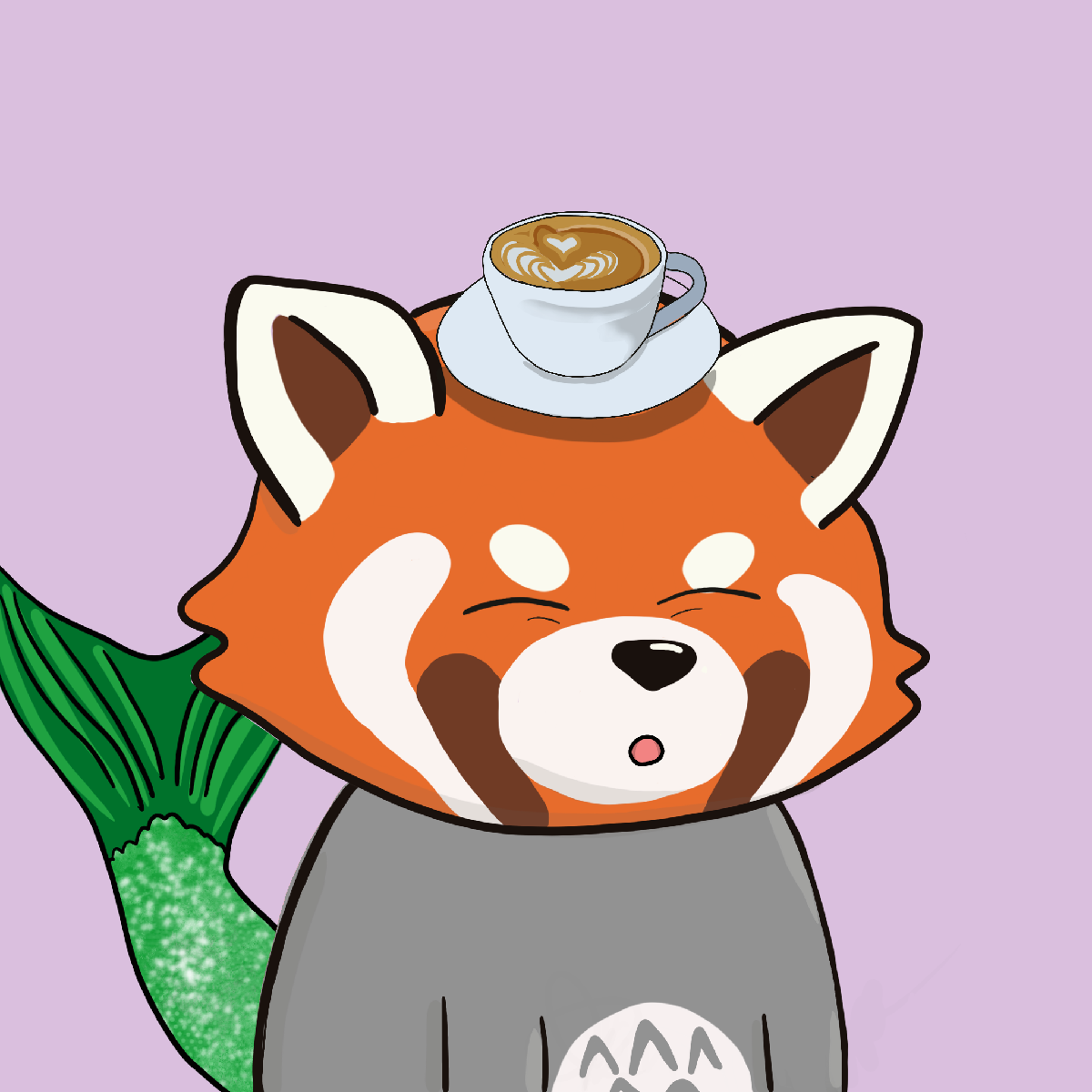 Okay Red Panda #7072