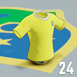 Brazil Home Jersey 24