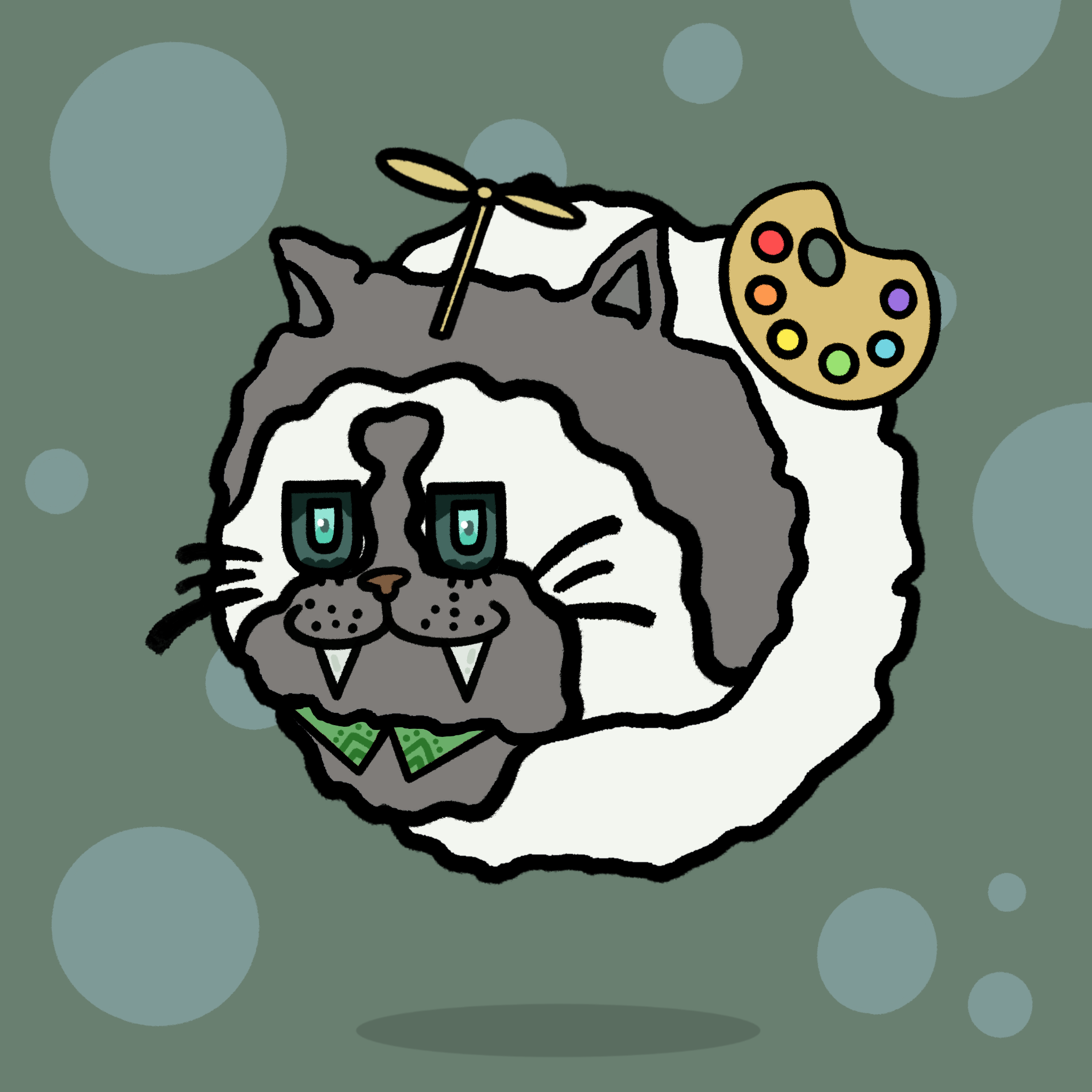 Floating Cats #2475