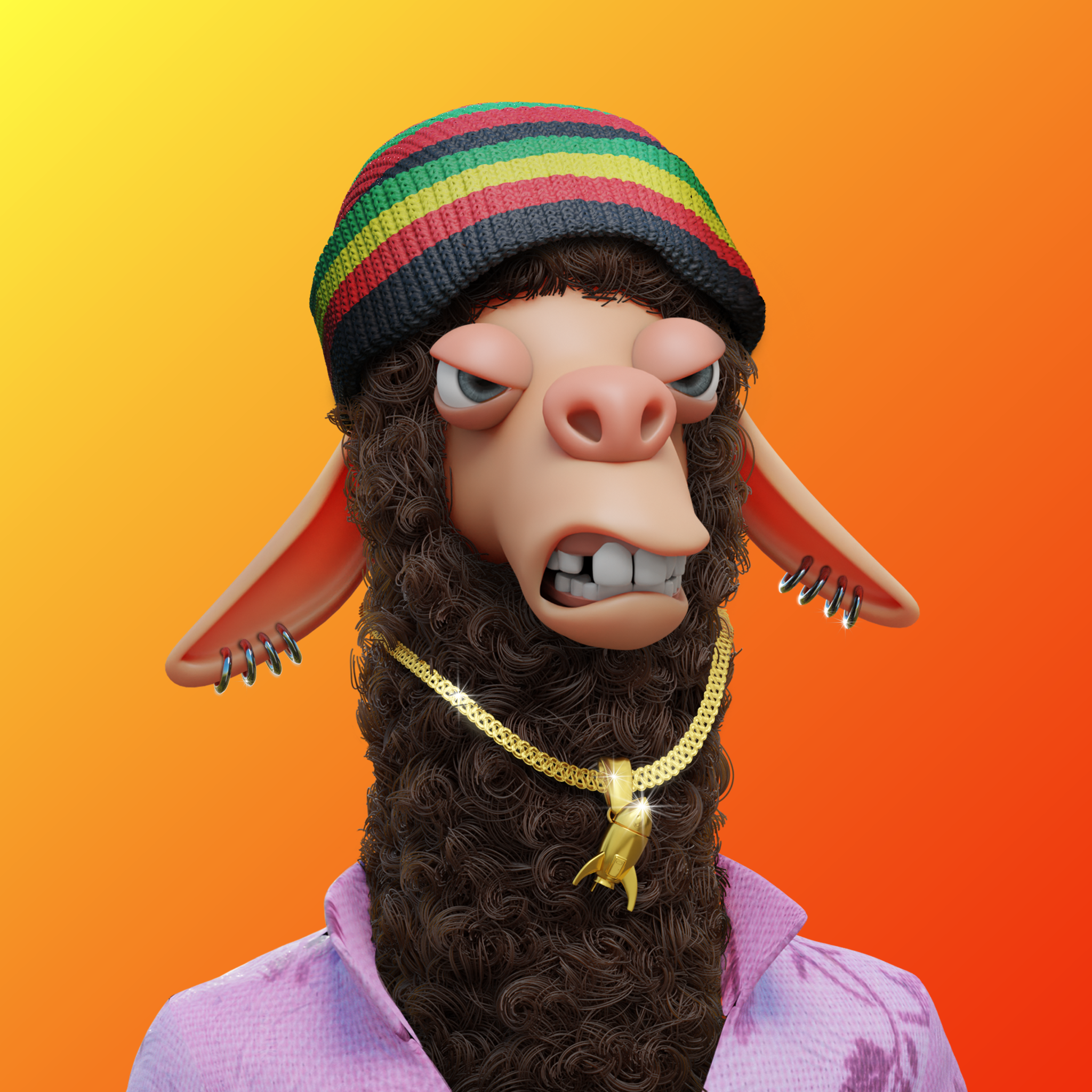 Laid Back Llama #0172